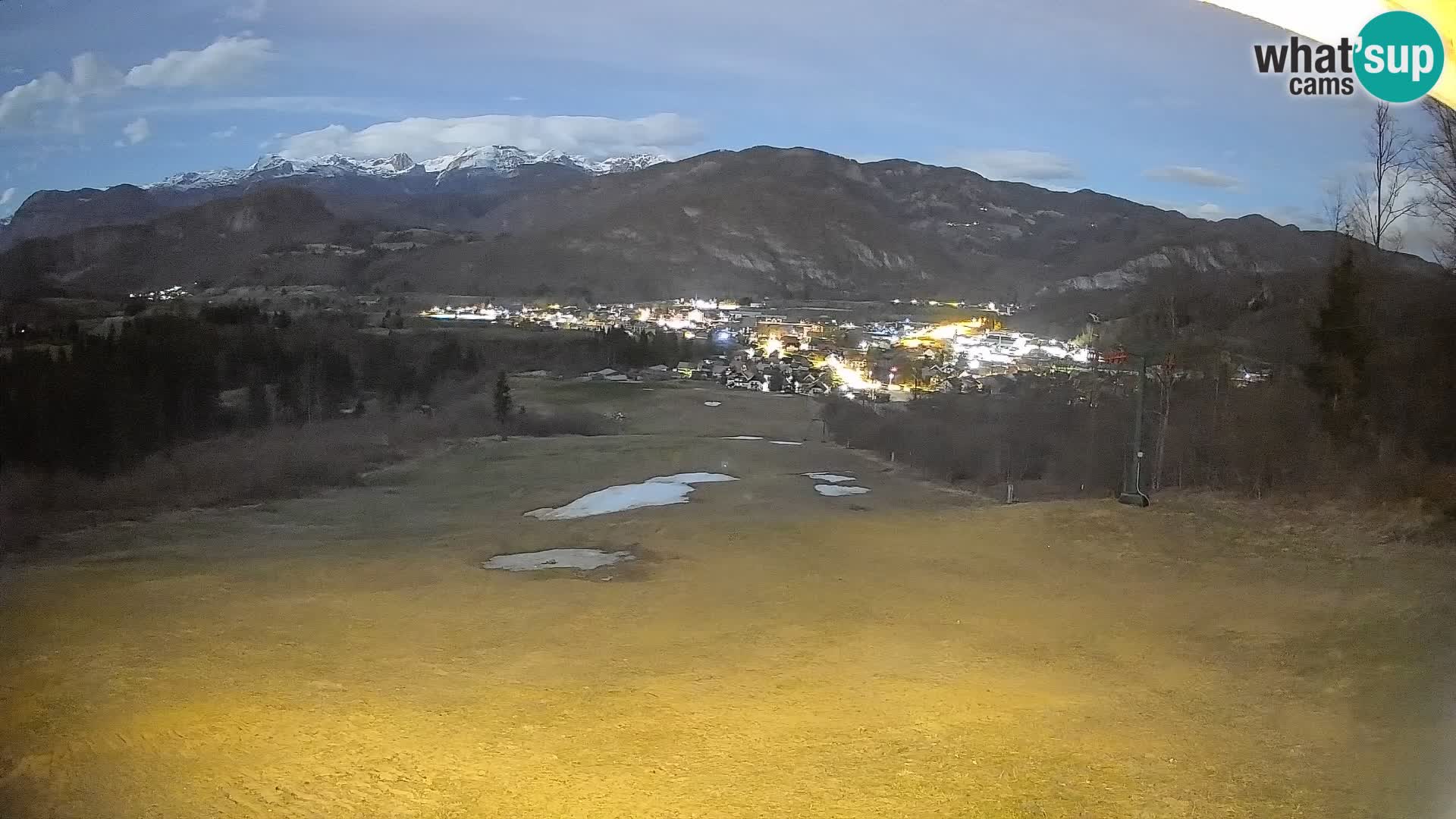 Kamera uživo Bohinjska Bistrica – Pogled u stvarnom vremenu sa skijališta Kozji Hrbet