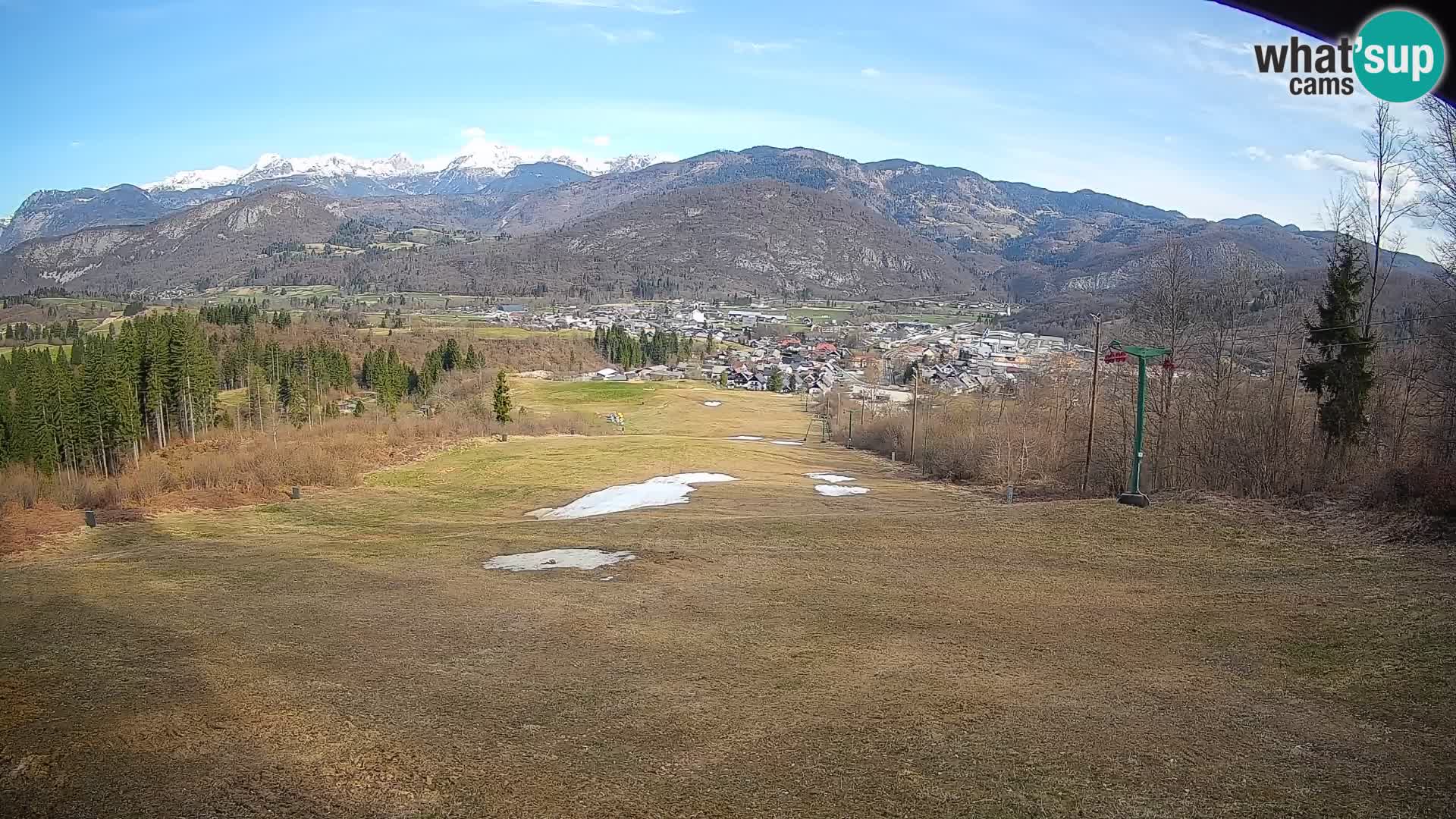 Spletna kamera Bohinjska Bistrica – Pogled v živo s smučišča Kozji Hrbet
