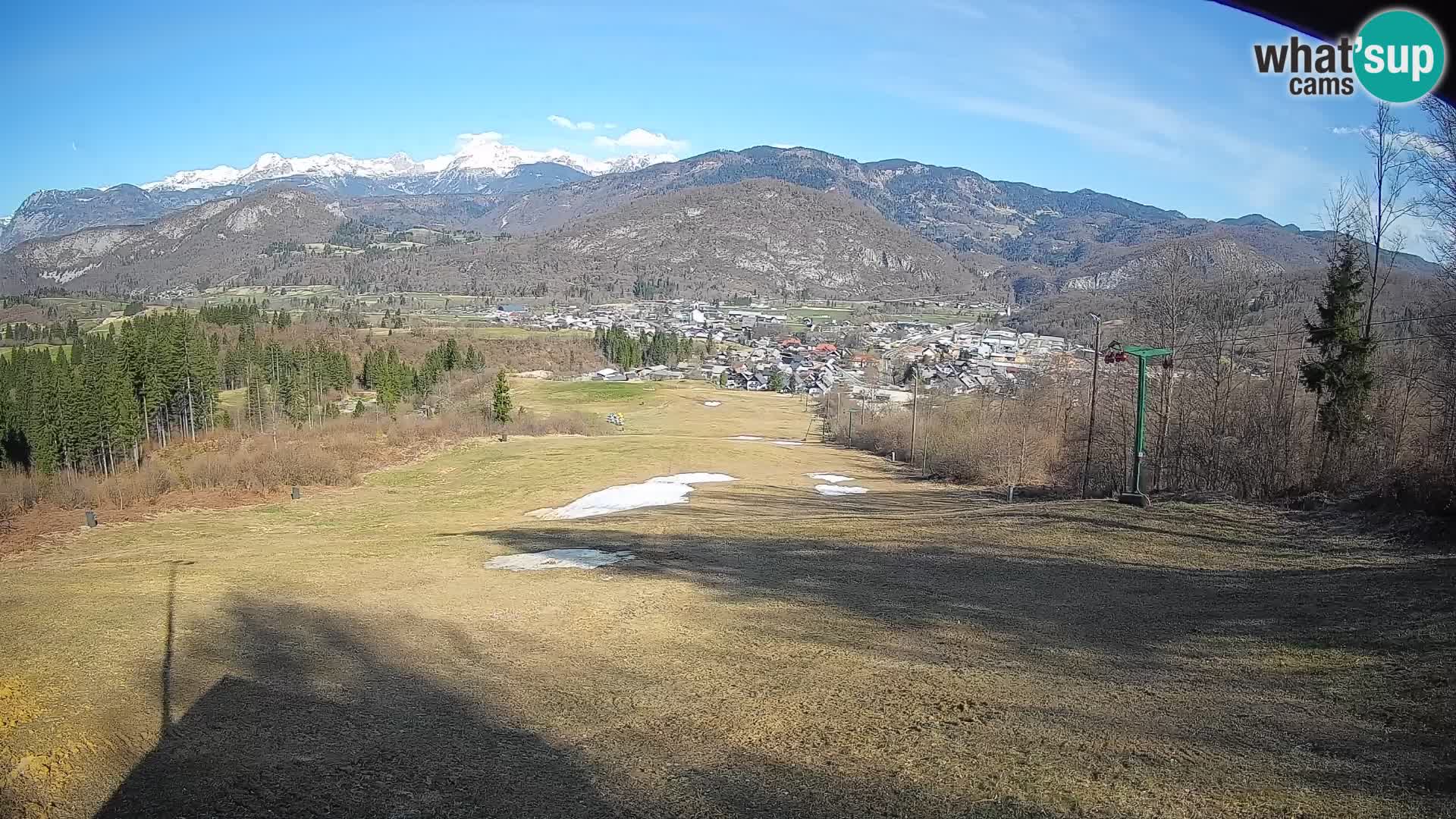 Spletna kamera Bohinjska Bistrica – Pogled v živo s smučišča Kozji Hrbet