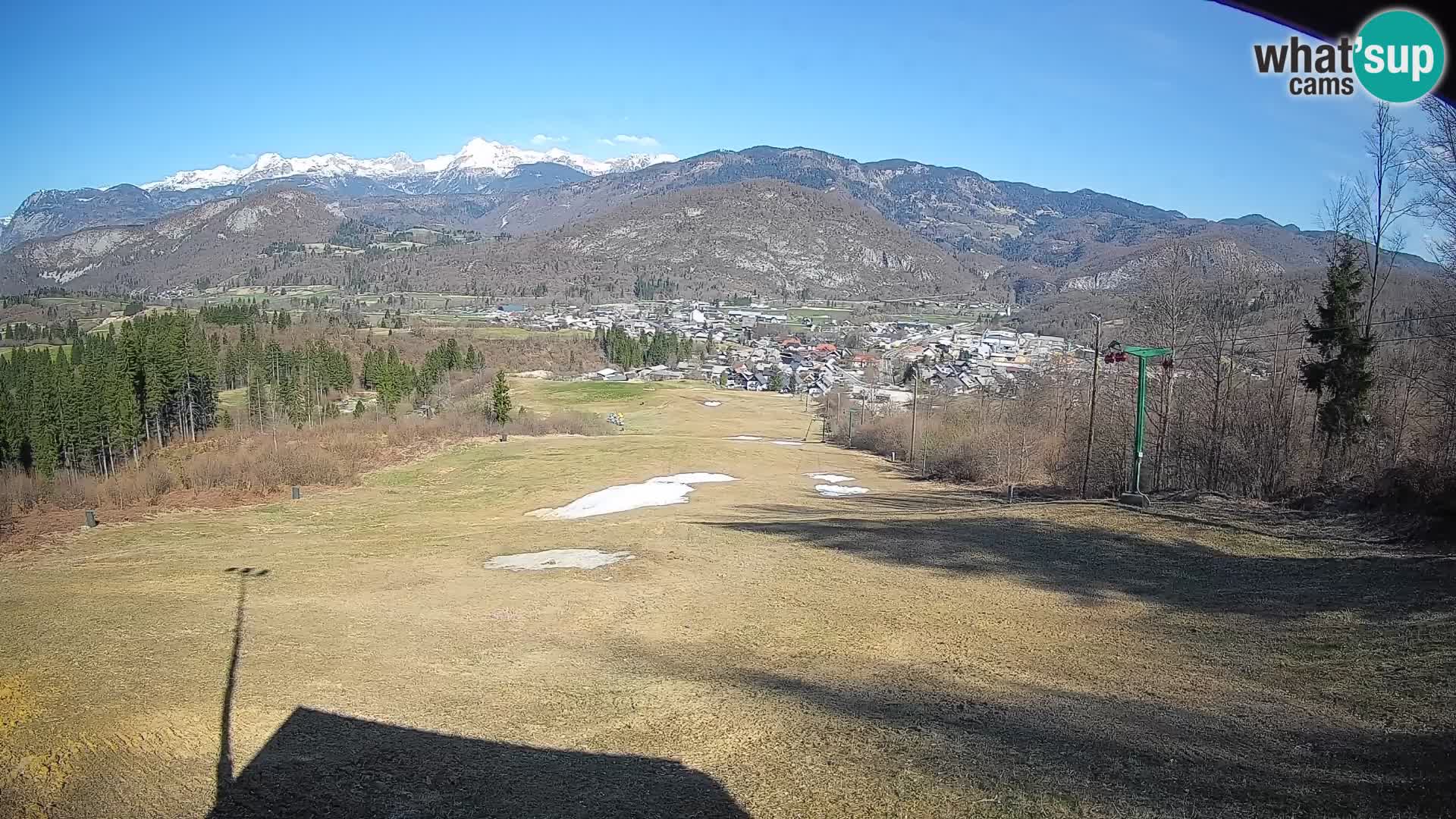 Kamera uživo Bohinjska Bistrica – Pogled u stvarnom vremenu sa skijališta Kozji Hrbet