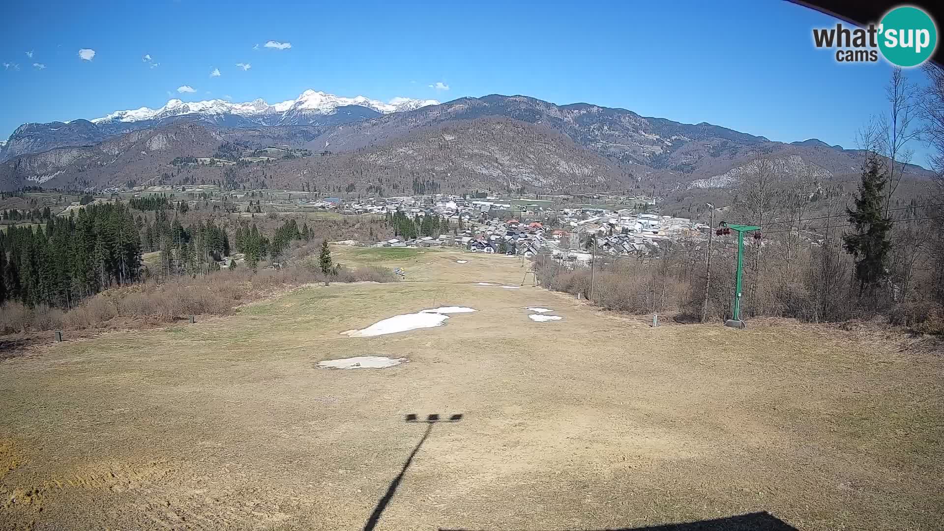 Kamera uživo Bohinjska Bistrica – Pogled u stvarnom vremenu sa skijališta Kozji Hrbet