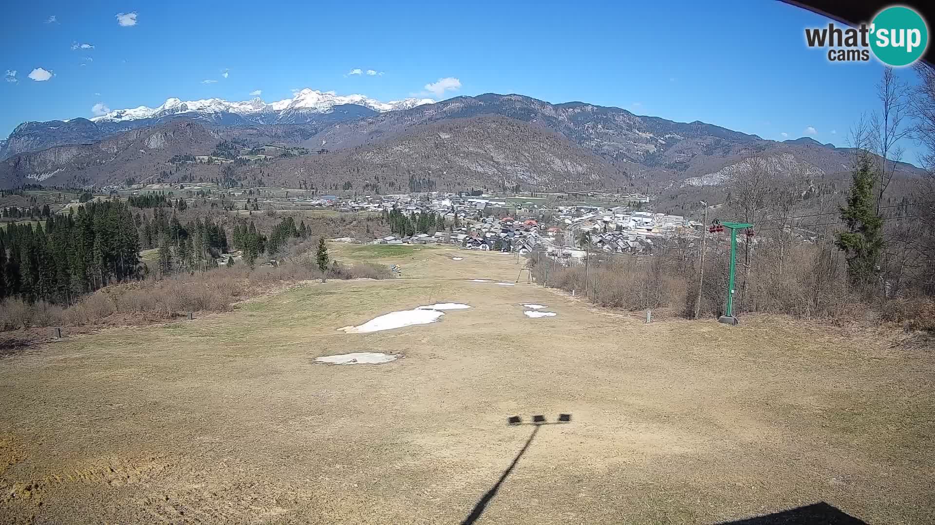 Spletna kamera Bohinjska Bistrica – Pogled v živo s smučišča Kozji Hrbet