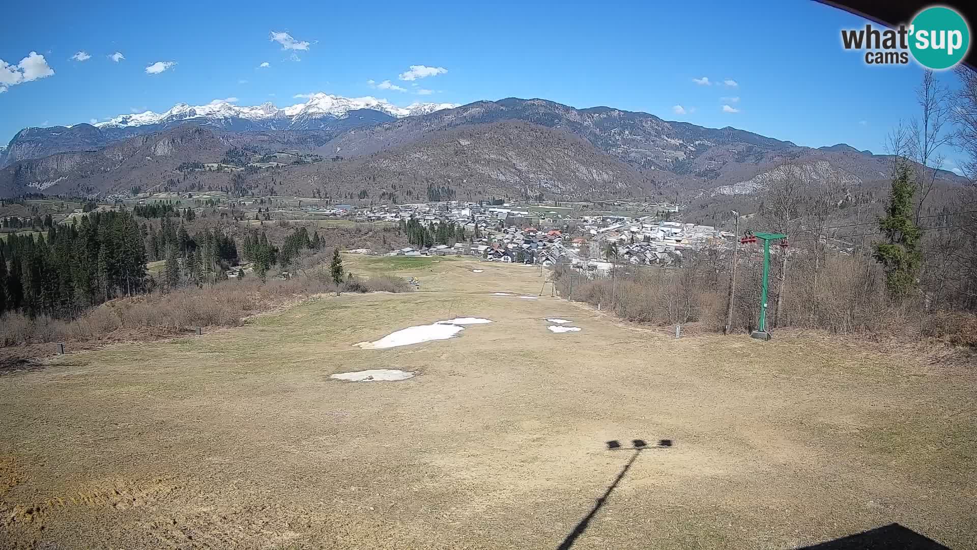 Kamera uživo Bohinjska Bistrica – Pogled u stvarnom vremenu sa skijališta Kozji Hrbet