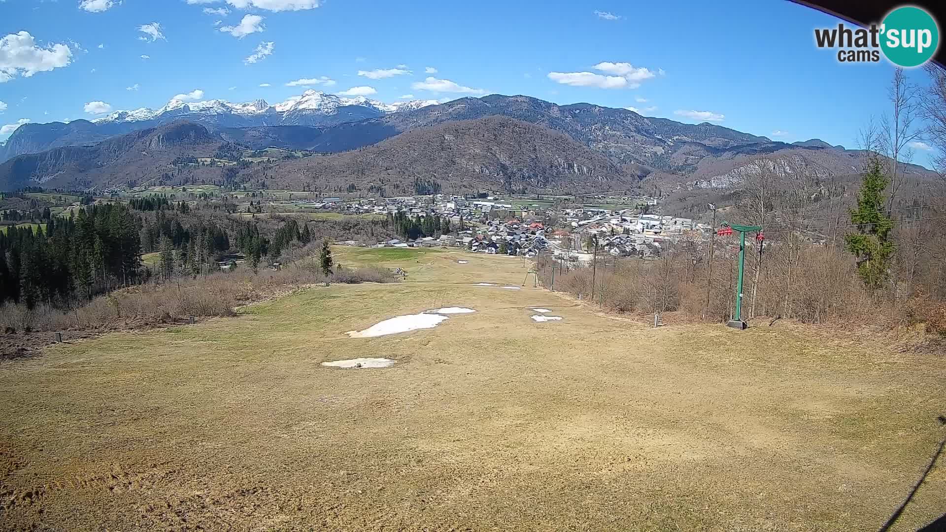 Kamera uživo Bohinjska Bistrica – Pogled u stvarnom vremenu sa skijališta Kozji Hrbet