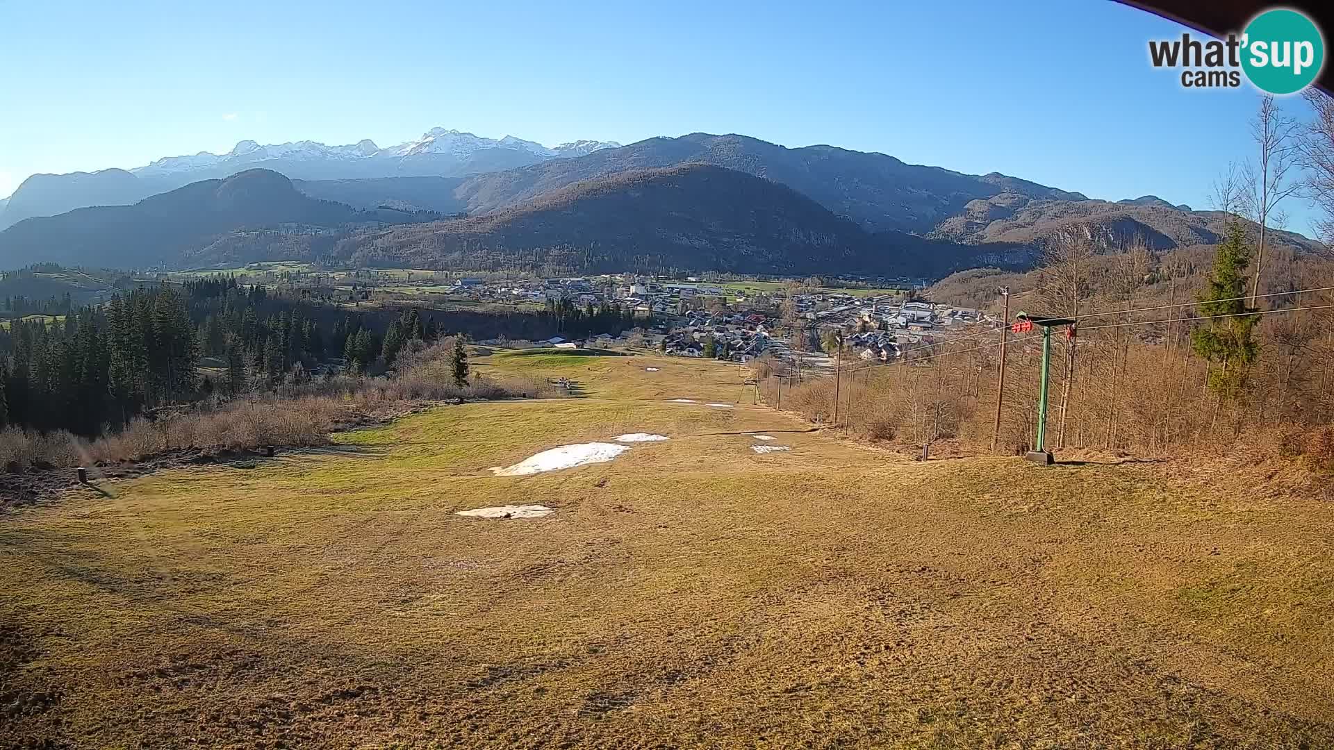 Spletna kamera Bohinjska Bistrica – Pogled v živo s smučišča Kozji Hrbet