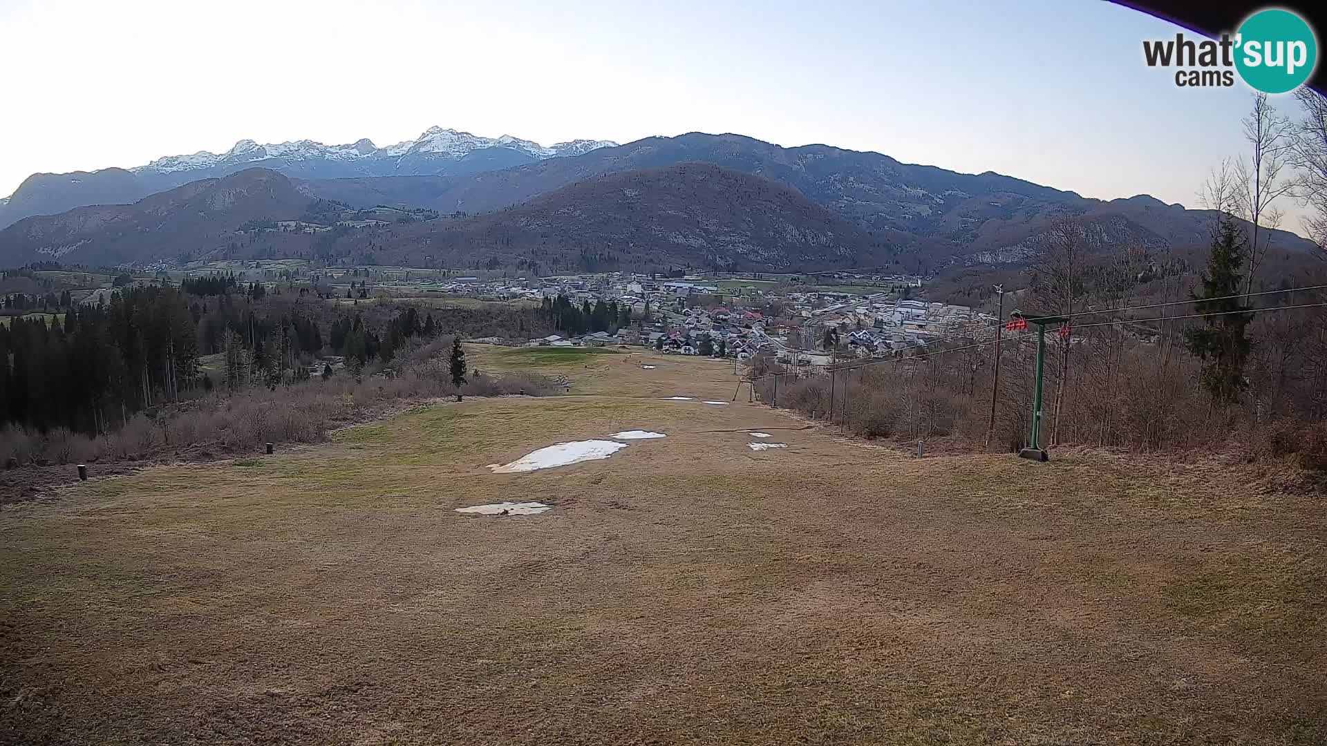Kamera uživo Bohinjska Bistrica – Pogled u stvarnom vremenu sa skijališta Kozji Hrbet