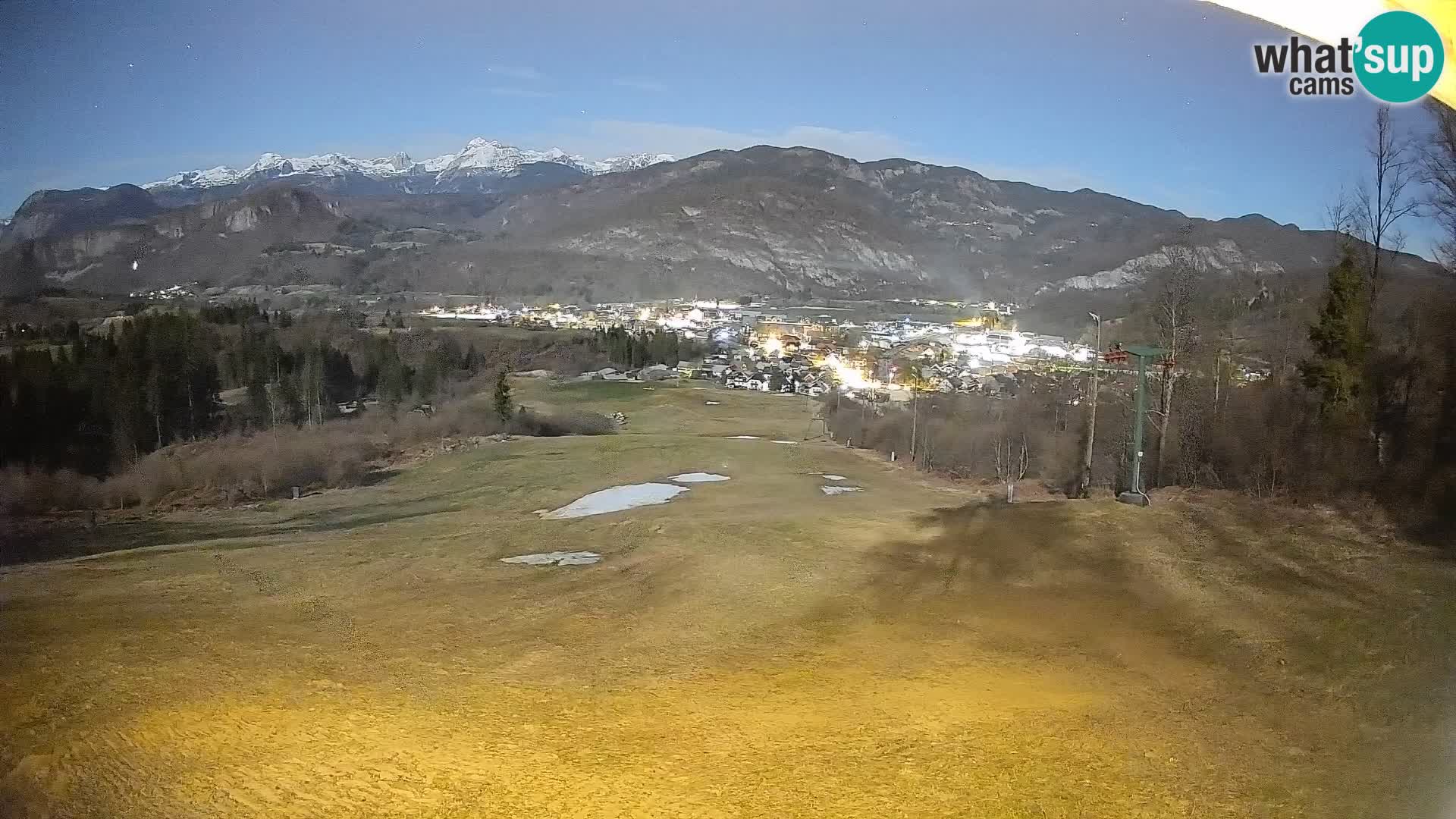 Kamera uživo Bohinjska Bistrica – Pogled u stvarnom vremenu sa skijališta Kozji Hrbet