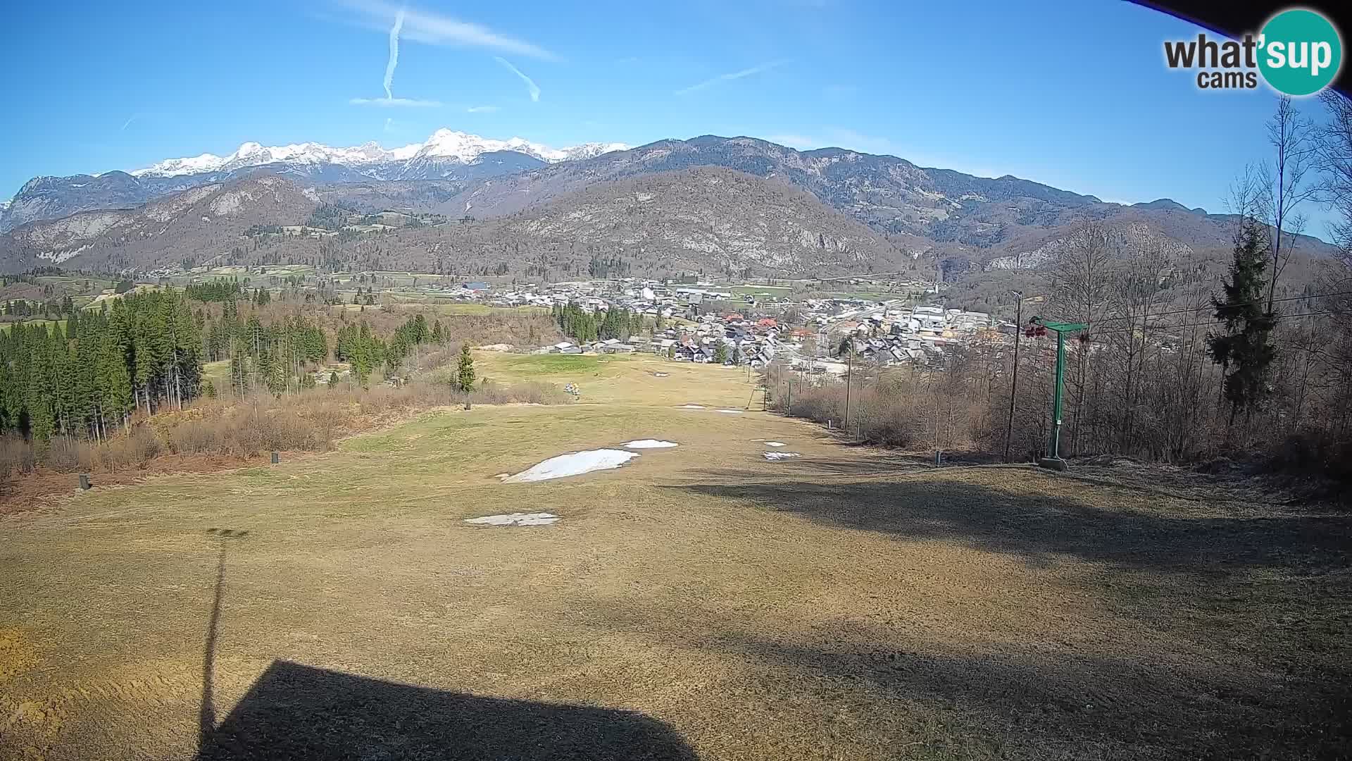 Kamera uživo Bohinjska Bistrica – Pogled u stvarnom vremenu sa skijališta Kozji Hrbet