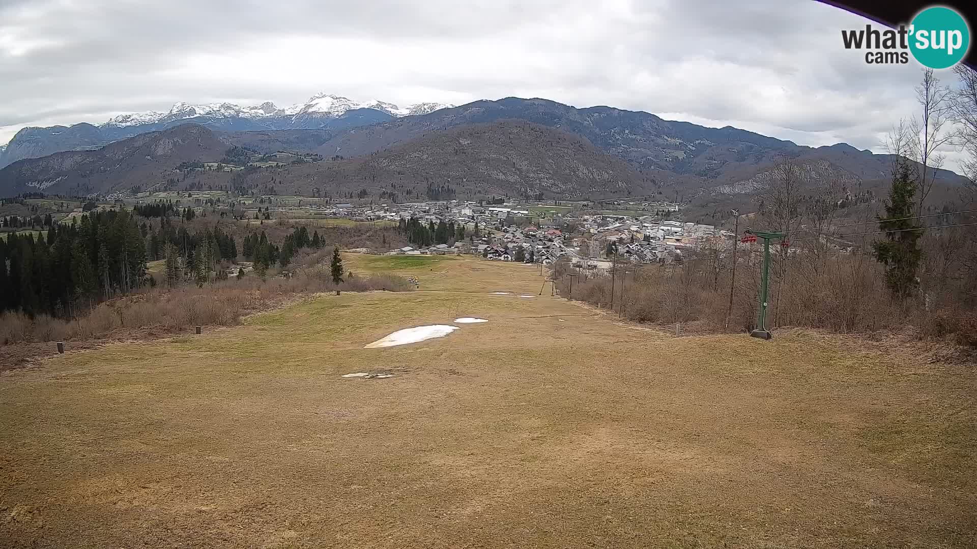Kamera uživo Bohinjska Bistrica – Pogled u stvarnom vremenu sa skijališta Kozji Hrbet