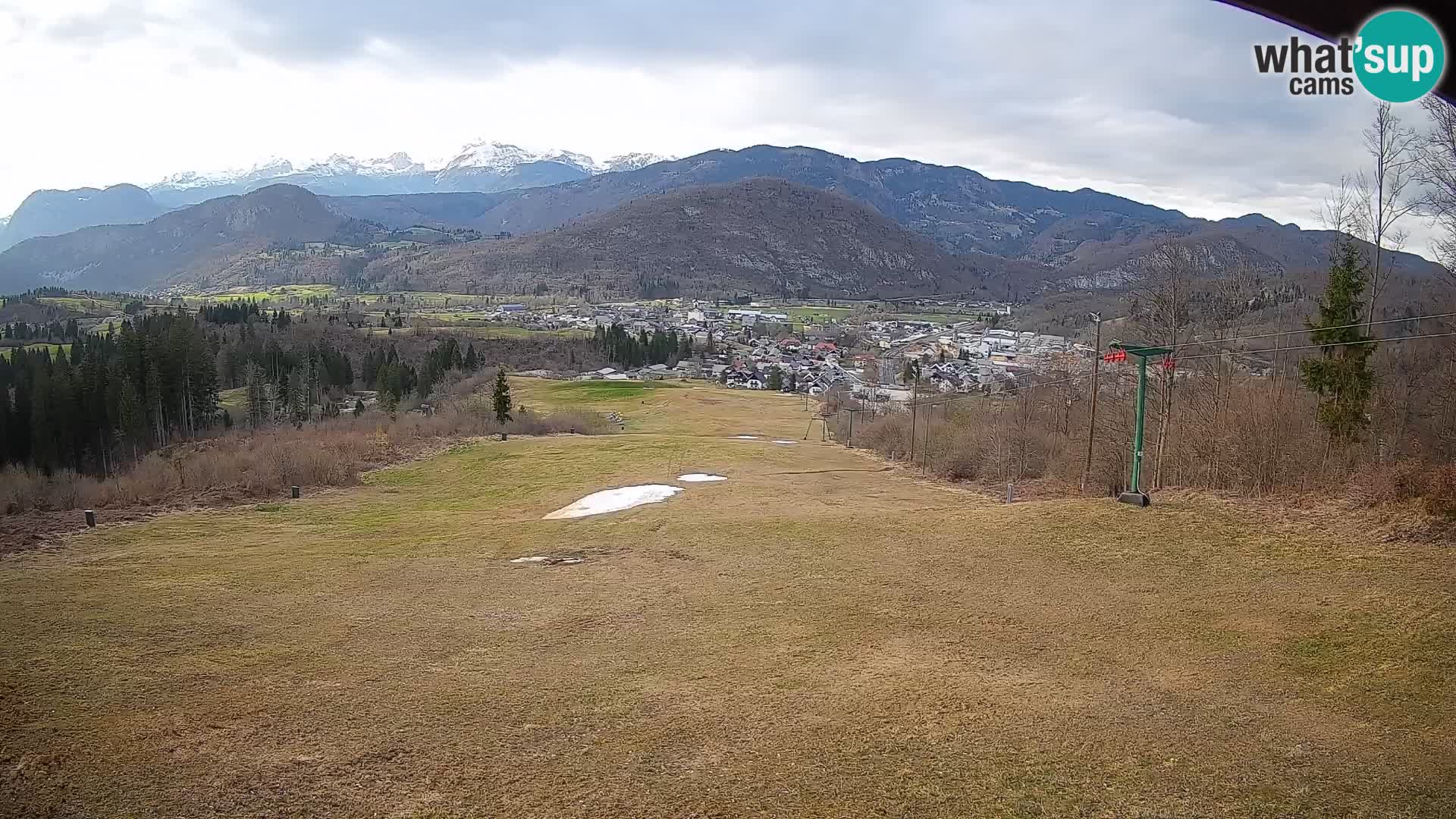 Spletna kamera Bohinjska Bistrica – Pogled v živo s smučišča Kozji Hrbet