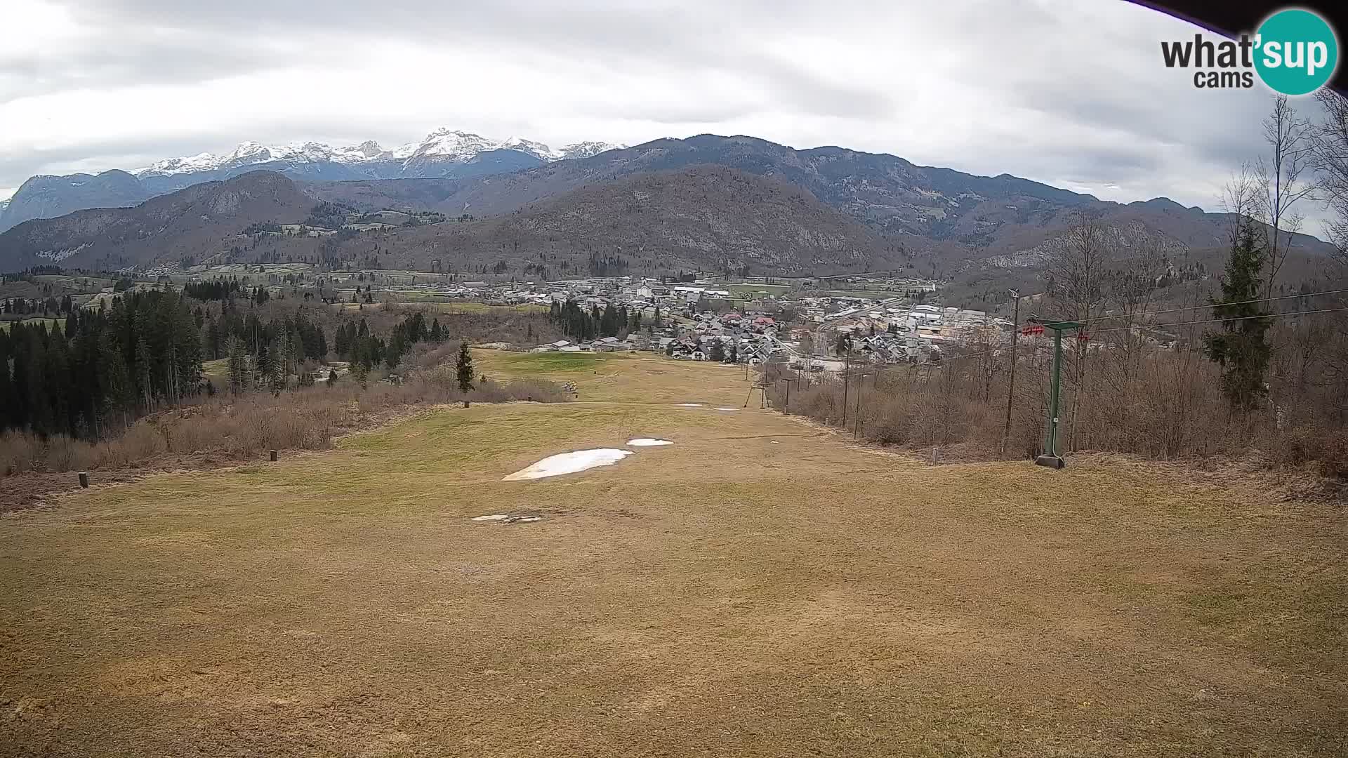 Kamera uživo Bohinjska Bistrica – Pogled u stvarnom vremenu sa skijališta Kozji Hrbet