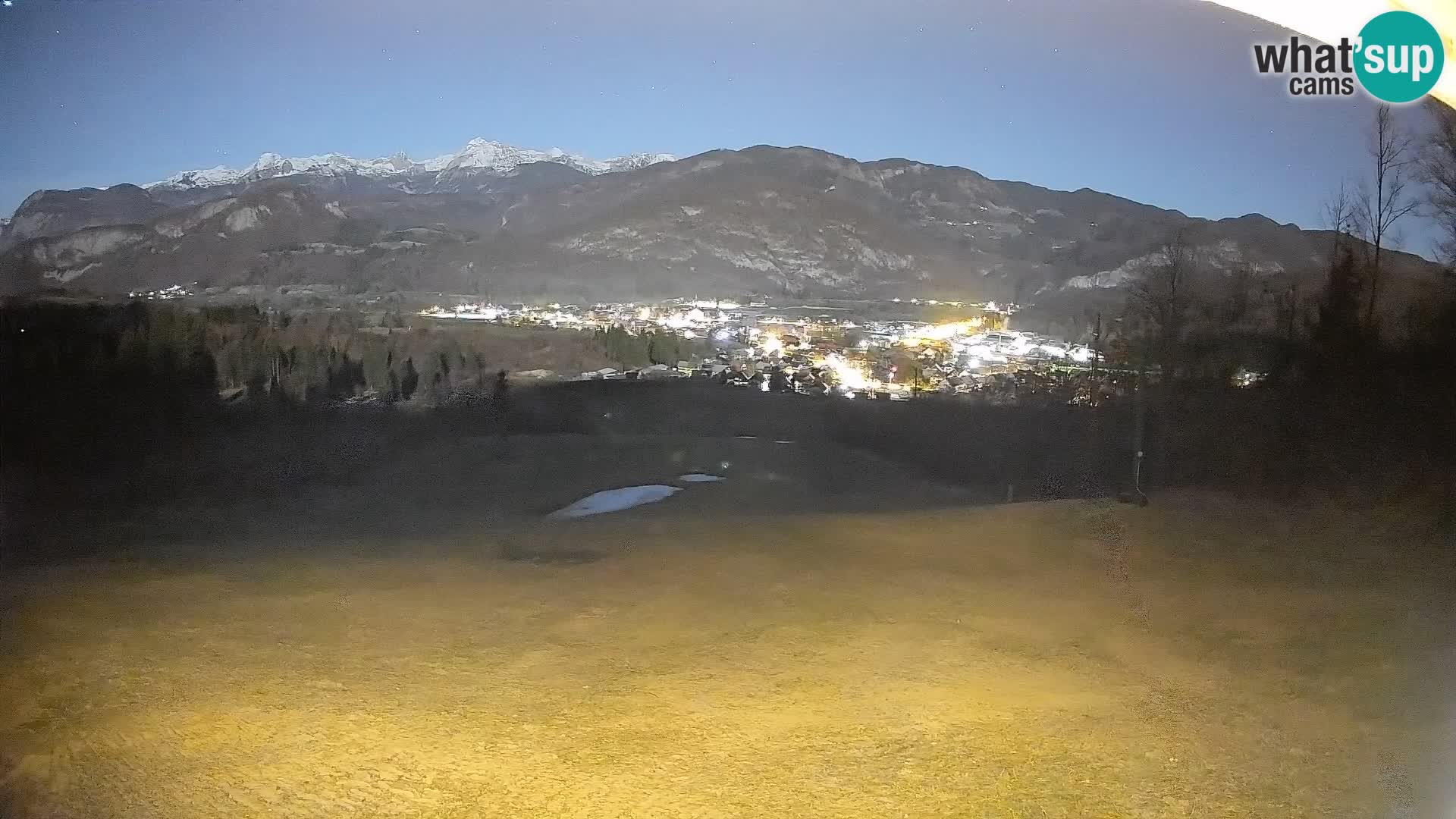 Kamera uživo Bohinjska Bistrica – Pogled u stvarnom vremenu sa skijališta Kozji Hrbet
