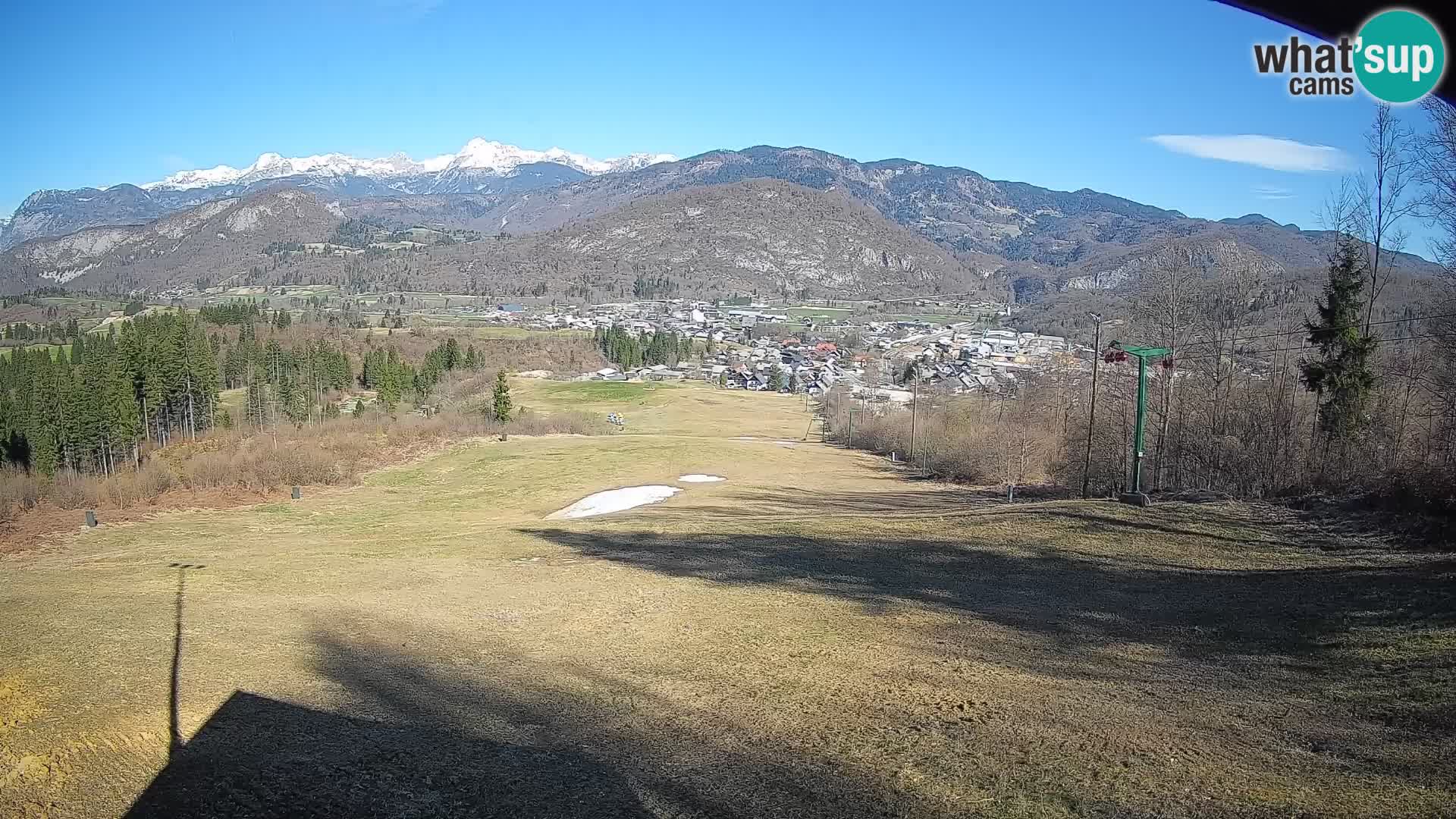 Kamera uživo Bohinjska Bistrica – Pogled u stvarnom vremenu sa skijališta Kozji Hrbet