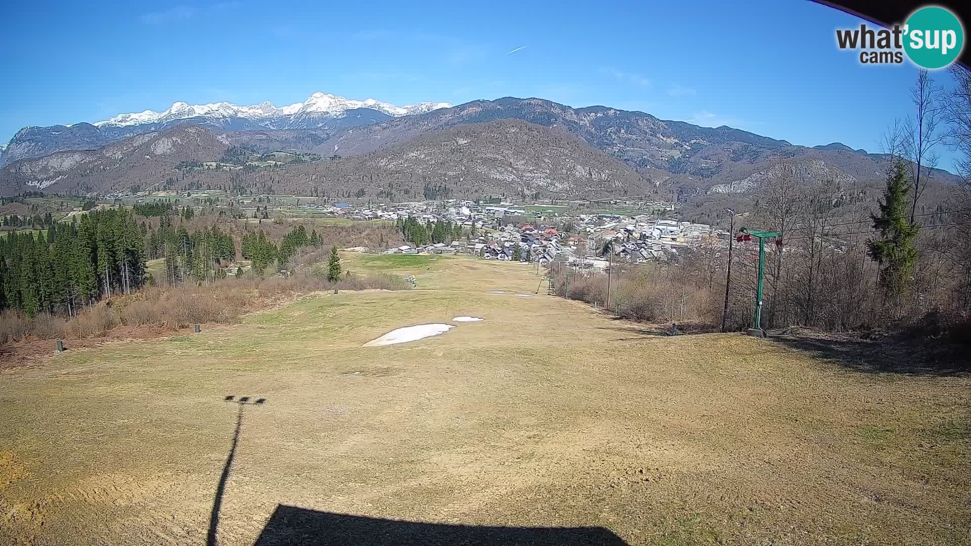 Spletna kamera Bohinjska Bistrica – Pogled v živo s smučišča Kozji Hrbet