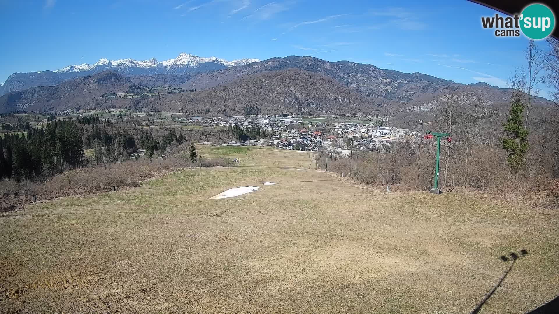 Kamera uživo Bohinjska Bistrica – Pogled u stvarnom vremenu sa skijališta Kozji Hrbet