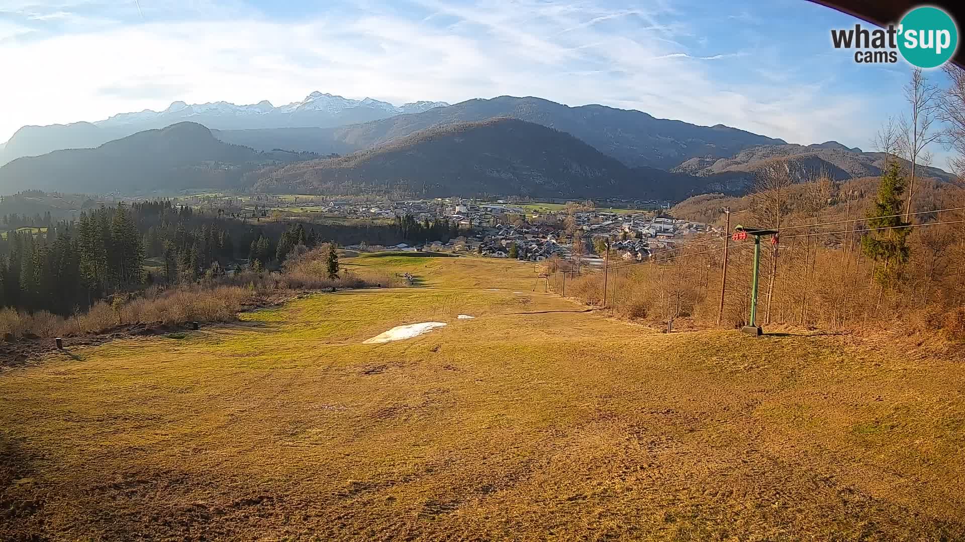 Kamera uživo Bohinjska Bistrica – Pogled u stvarnom vremenu sa skijališta Kozji Hrbet