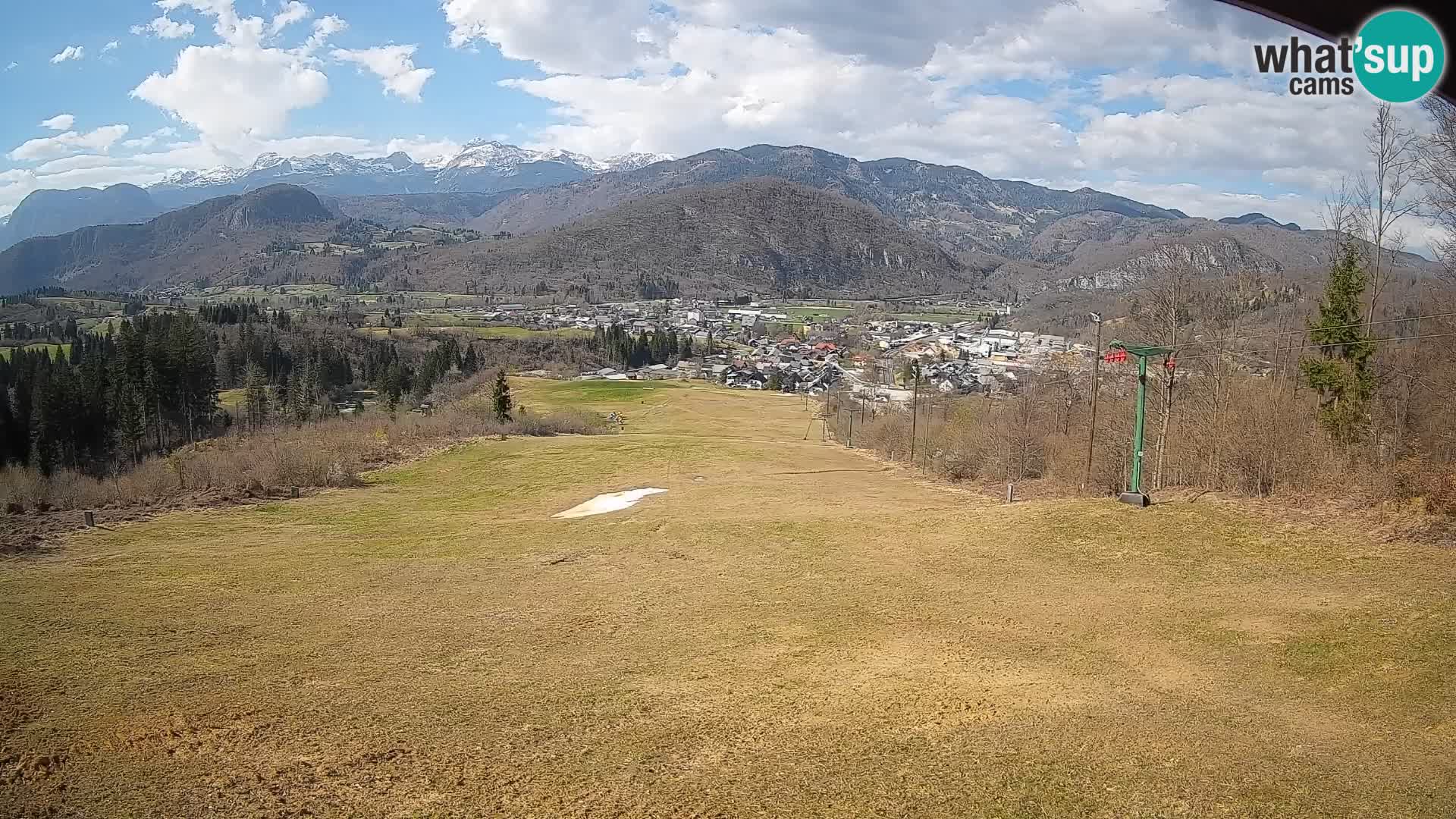 Kamera uživo Bohinjska Bistrica – Pogled u stvarnom vremenu sa skijališta Kozji Hrbet