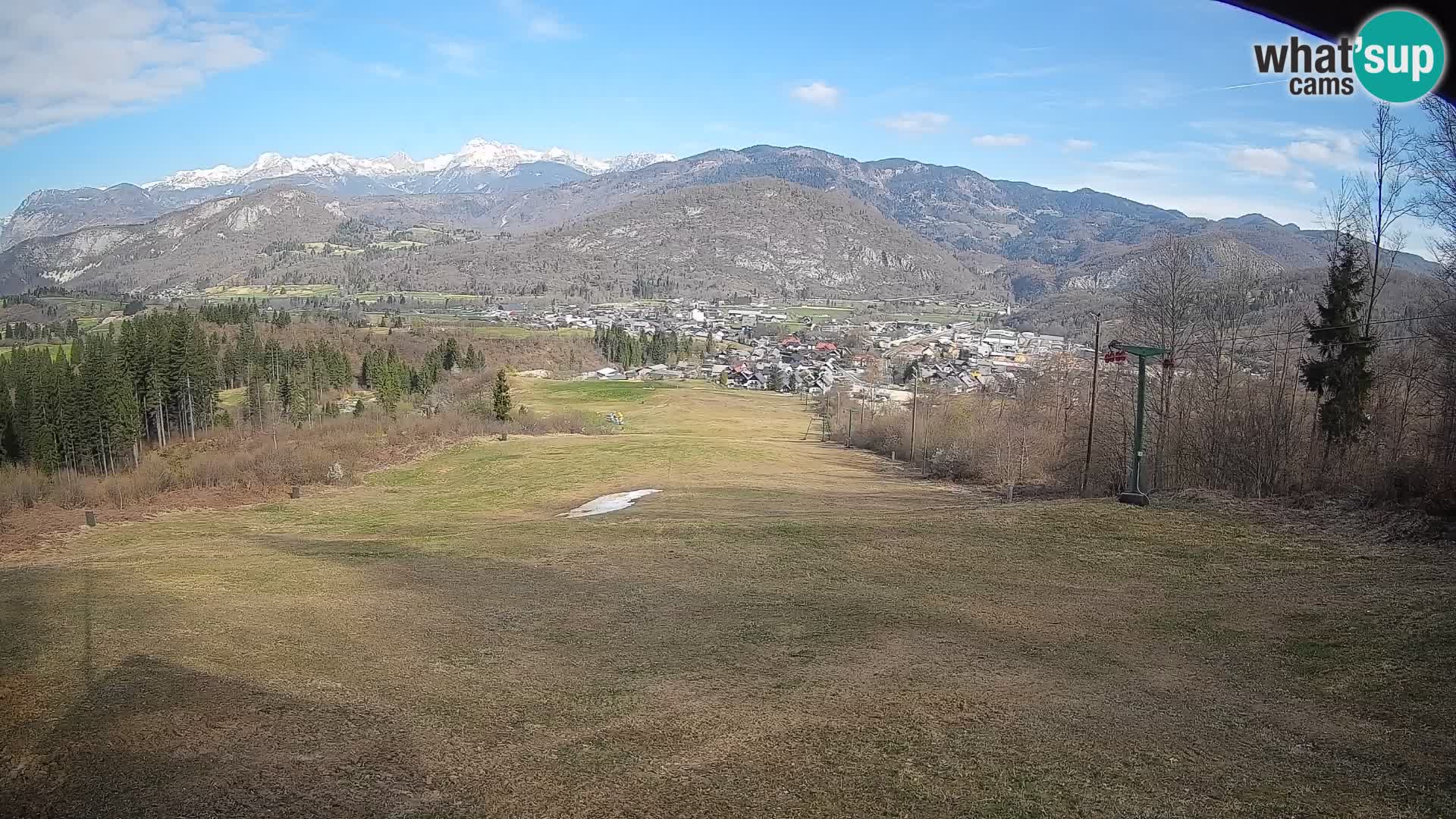 Spletna kamera Bohinjska Bistrica – Pogled v živo s smučišča Kozji Hrbet