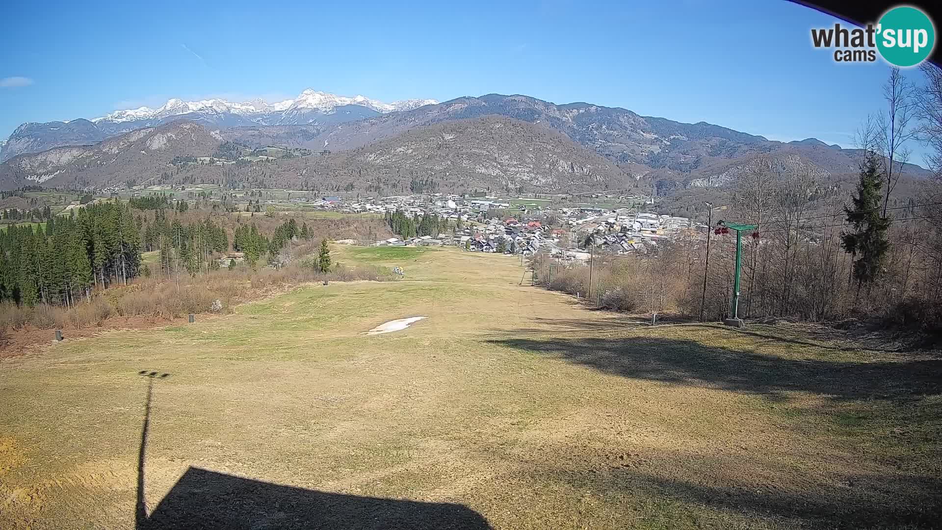 Kamera uživo Bohinjska Bistrica – Pogled u stvarnom vremenu sa skijališta Kozji Hrbet