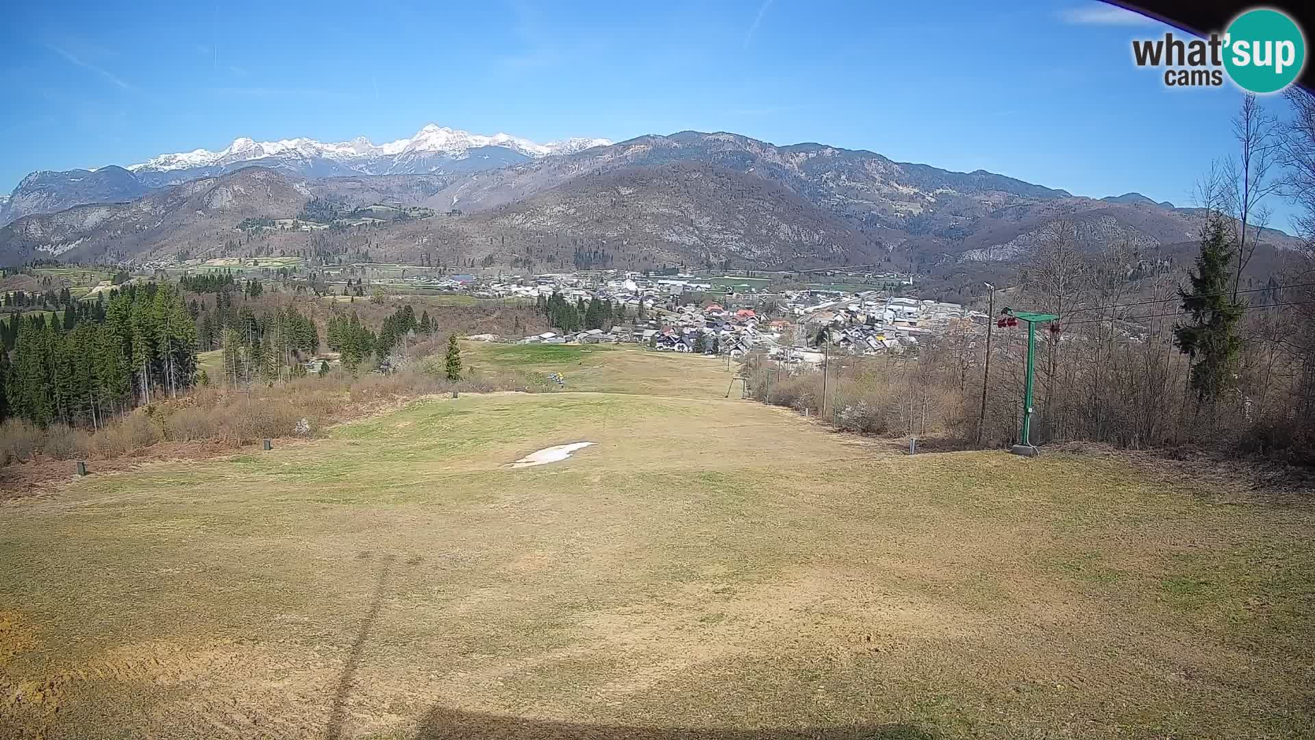 Spletna kamera Bohinjska Bistrica – Pogled v živo s smučišča Kozji Hrbet