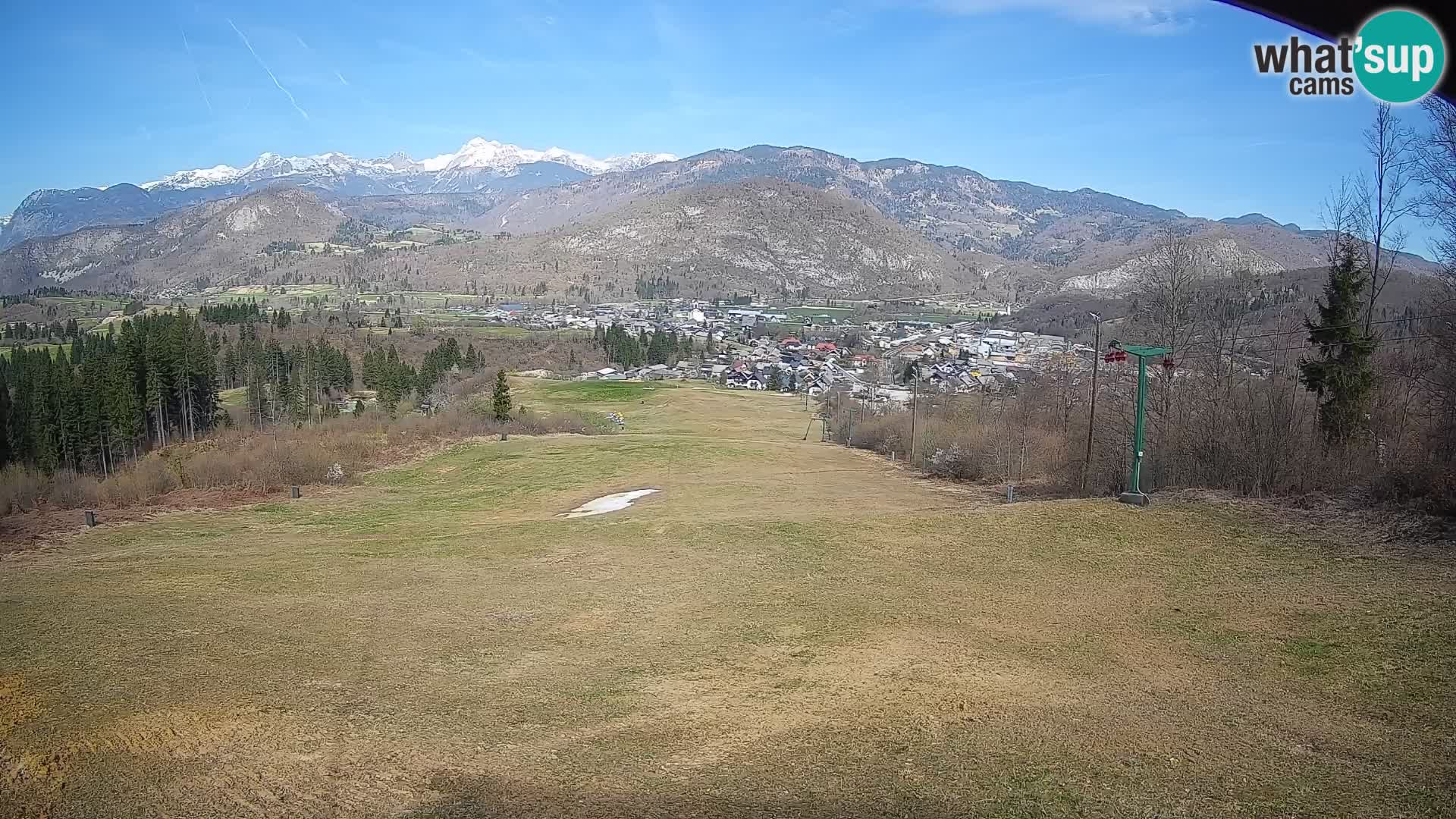 Kamera uživo Bohinjska Bistrica – Pogled u stvarnom vremenu sa skijališta Kozji Hrbet