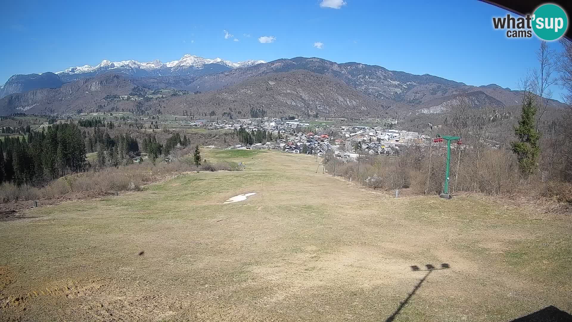 Kamera uživo Bohinjska Bistrica – Pogled u stvarnom vremenu sa skijališta Kozji Hrbet