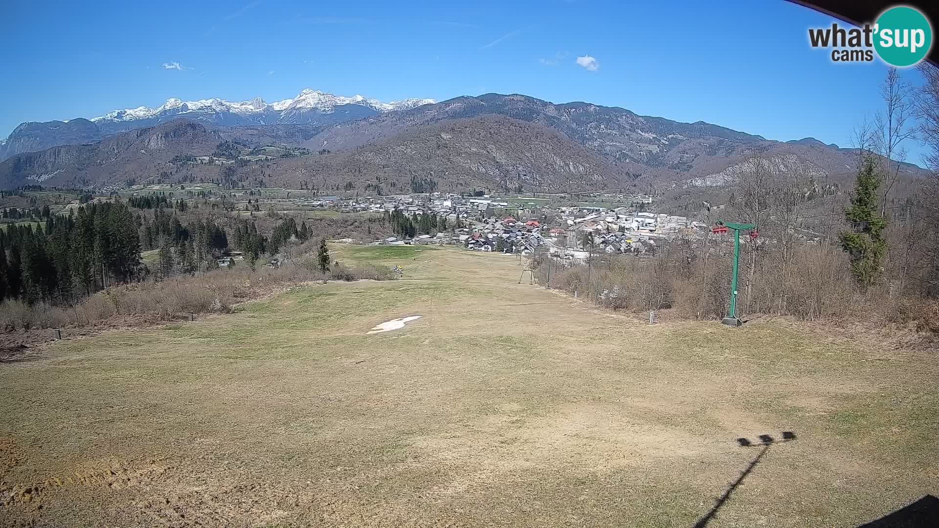 Spletna kamera Bohinjska Bistrica – Pogled v živo s smučišča Kozji Hrbet