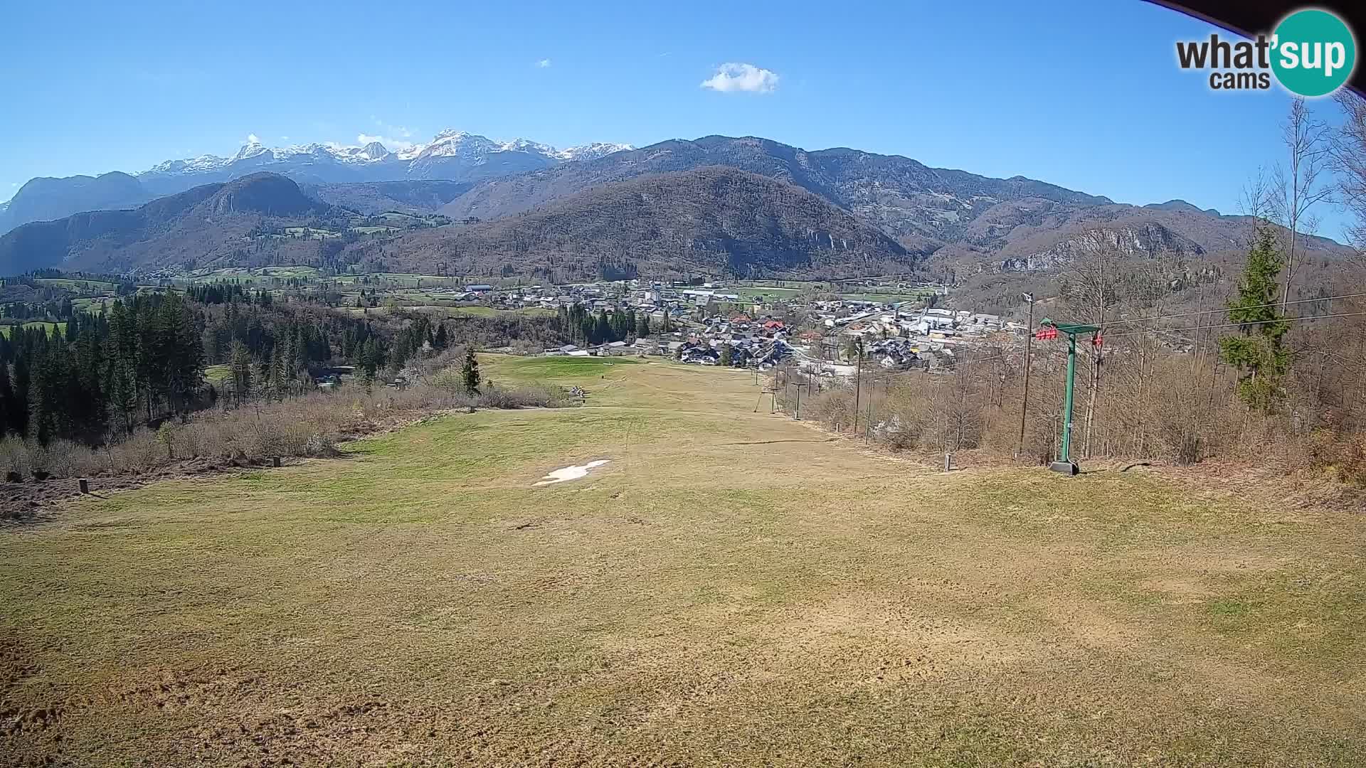 Spletna kamera Bohinjska Bistrica – Pogled v živo s smučišča Kozji Hrbet