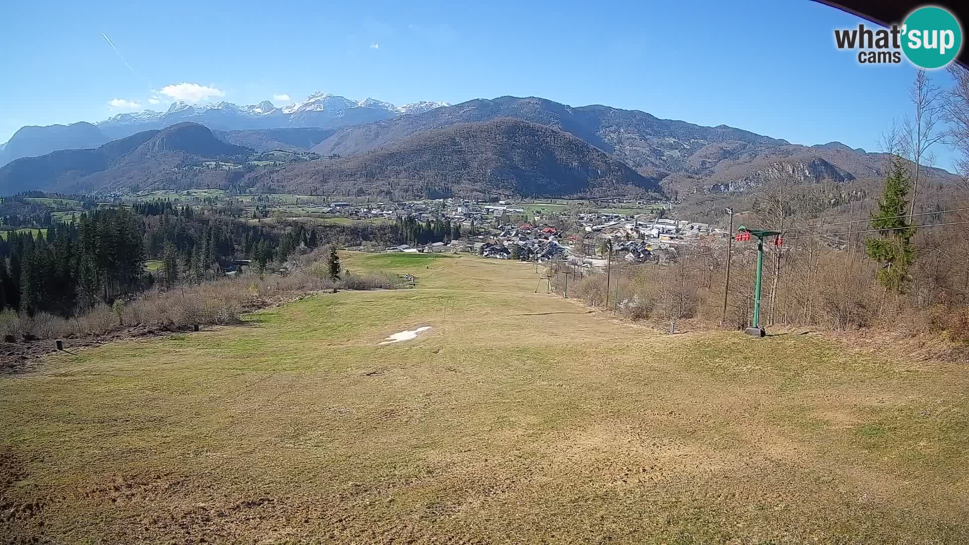 Kamera uživo Bohinjska Bistrica – Pogled u stvarnom vremenu sa skijališta Kozji Hrbet