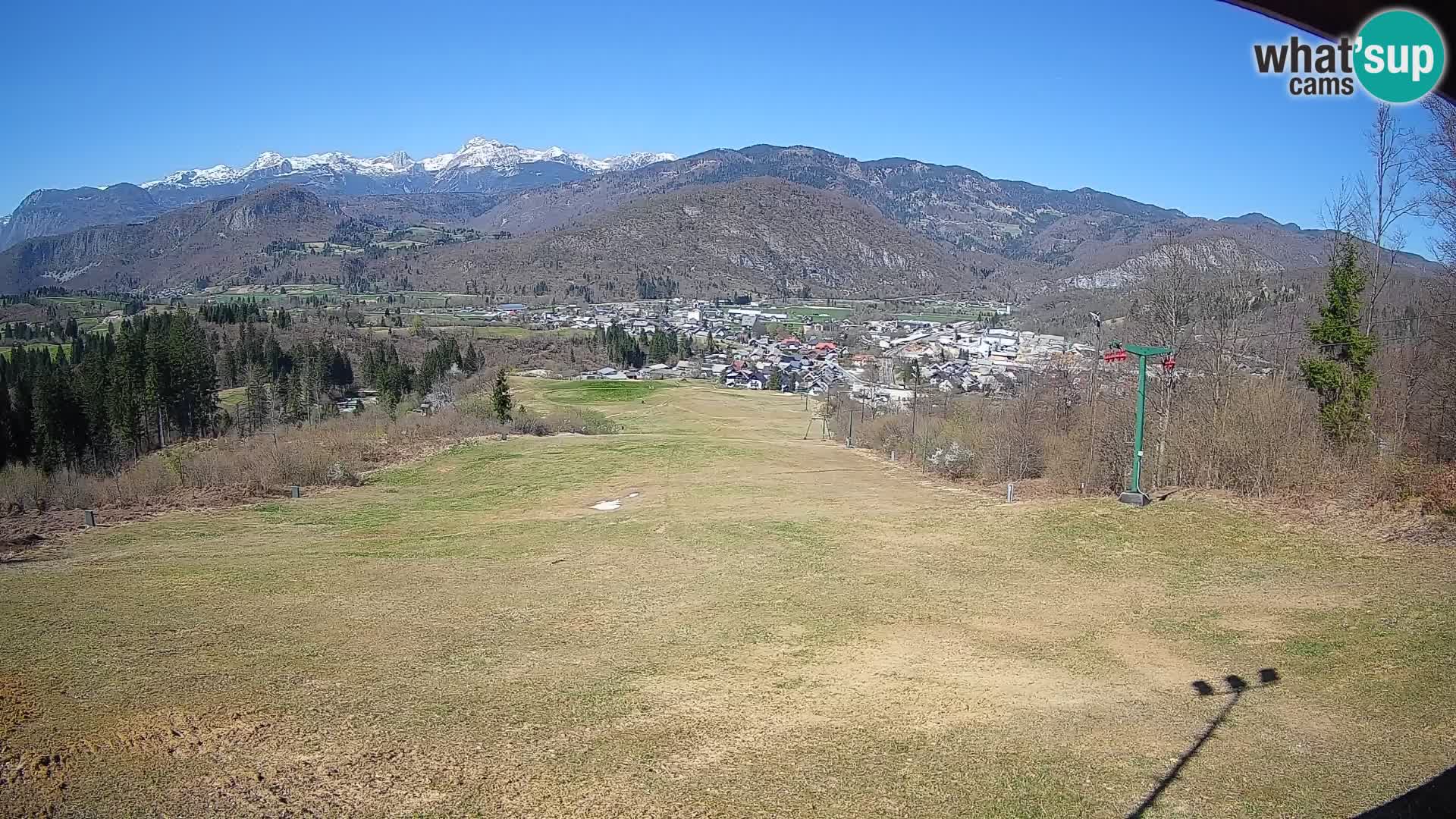 Kamera uživo Bohinjska Bistrica – Pogled u stvarnom vremenu sa skijališta Kozji Hrbet
