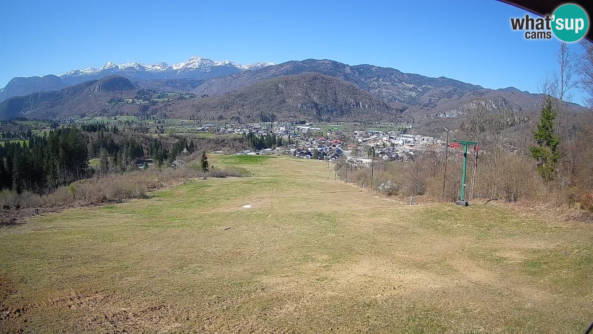 Kamera uživo Bohinjska Bistrica – Pogled u stvarnom vremenu sa skijališta Kozji Hrbet