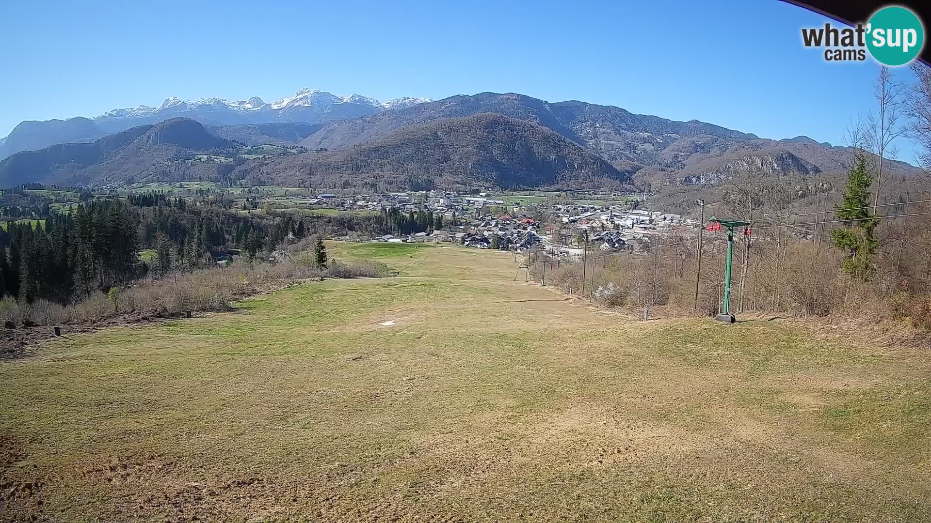 Spletna kamera Bohinjska Bistrica – Pogled v živo s smučišča Kozji Hrbet