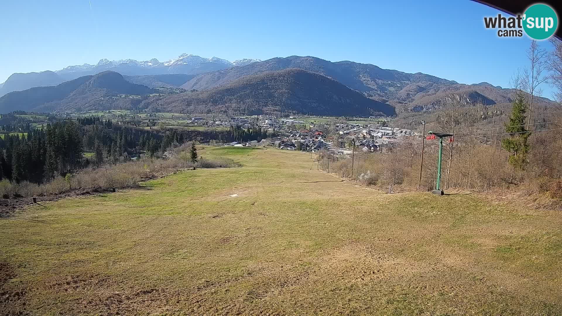 Kamera uživo Bohinjska Bistrica – Pogled u stvarnom vremenu sa skijališta Kozji Hrbet