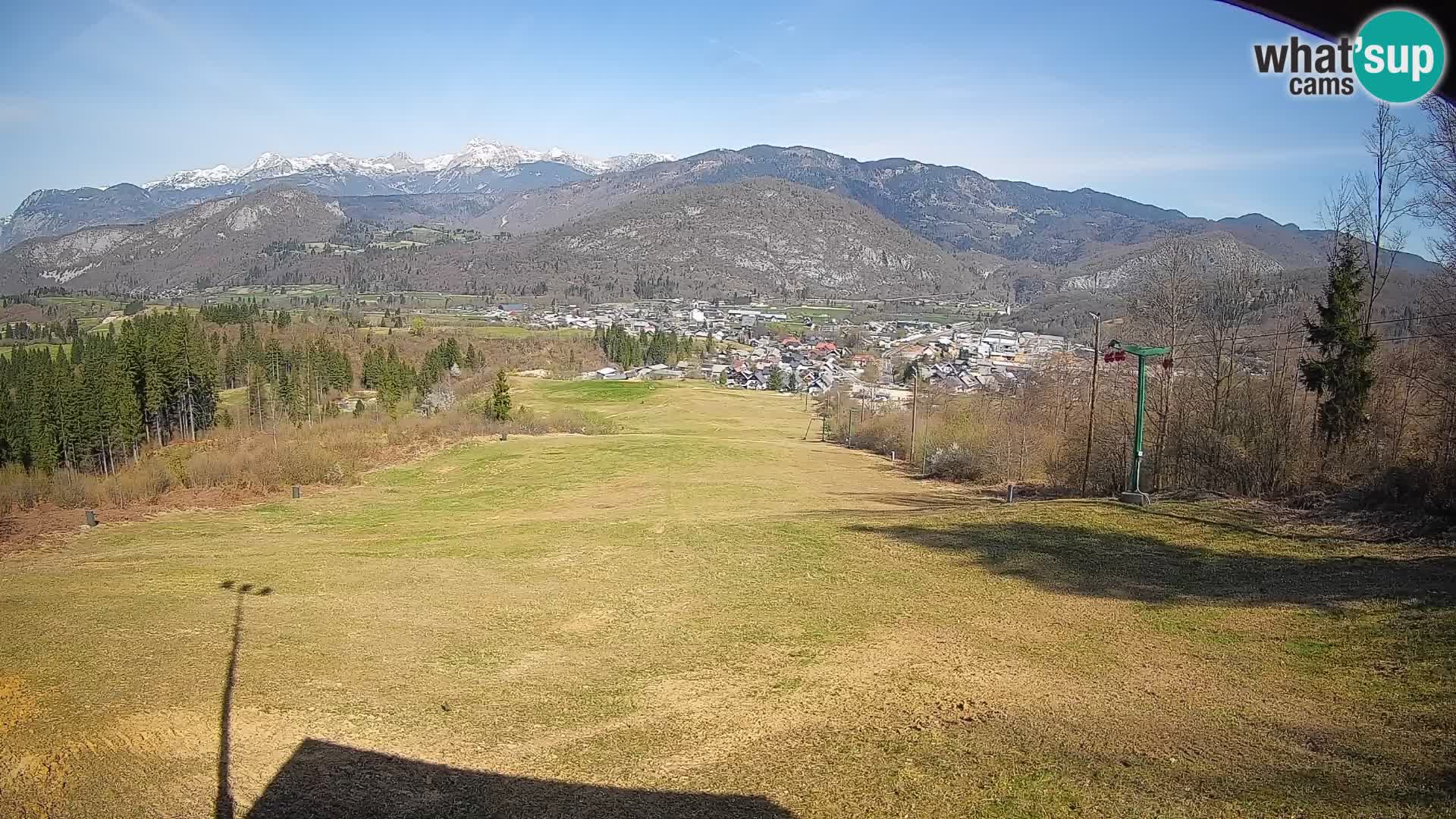 Spletna kamera Bohinjska Bistrica – Pogled v živo s smučišča Kozji Hrbet