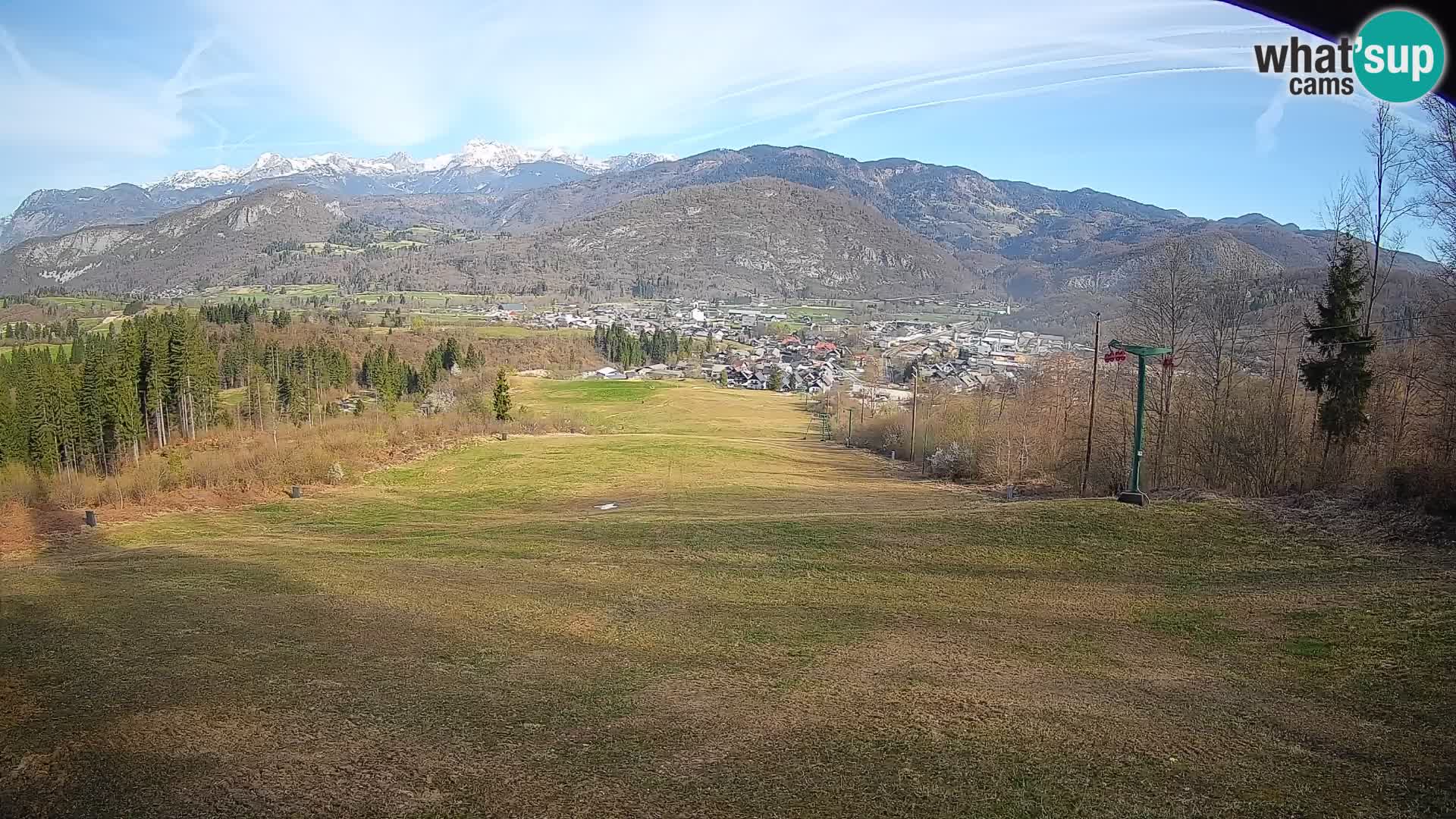 Spletna kamera Bohinjska Bistrica – Pogled v živo s smučišča Kozji Hrbet