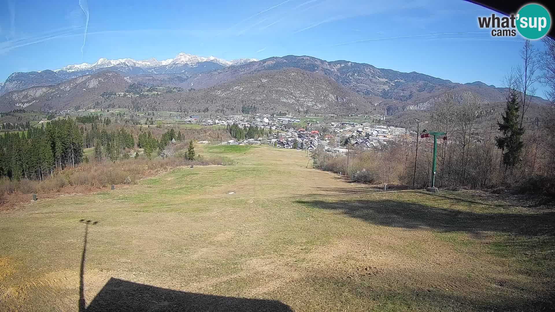 Spletna kamera Bohinjska Bistrica – Pogled v živo s smučišča Kozji Hrbet
