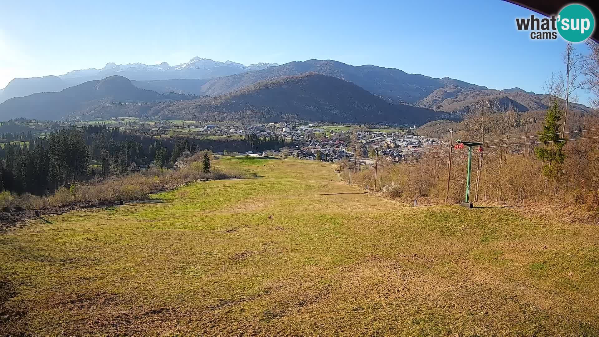 Kamera uživo Bohinjska Bistrica – Pogled u stvarnom vremenu sa skijališta Kozji Hrbet