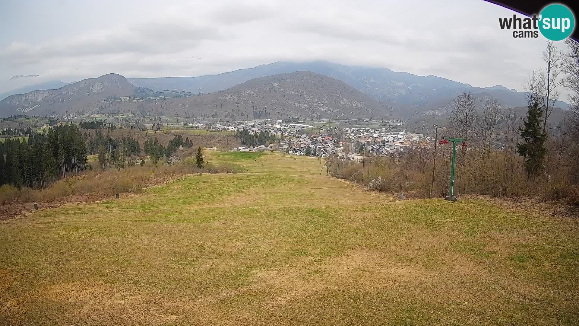 Kamera uživo Bohinjska Bistrica – Pogled u stvarnom vremenu sa skijališta Kozji Hrbet