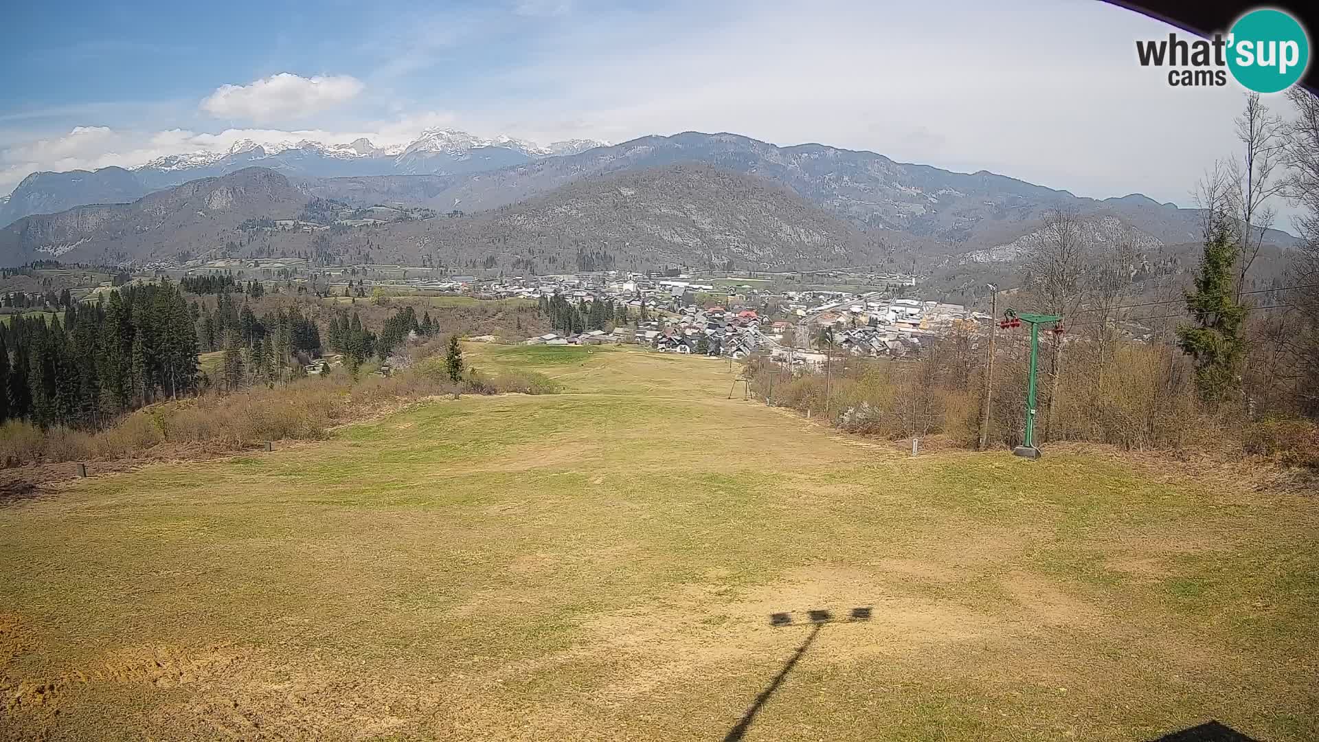 Kamera uživo Bohinjska Bistrica – Pogled u stvarnom vremenu sa skijališta Kozji Hrbet
