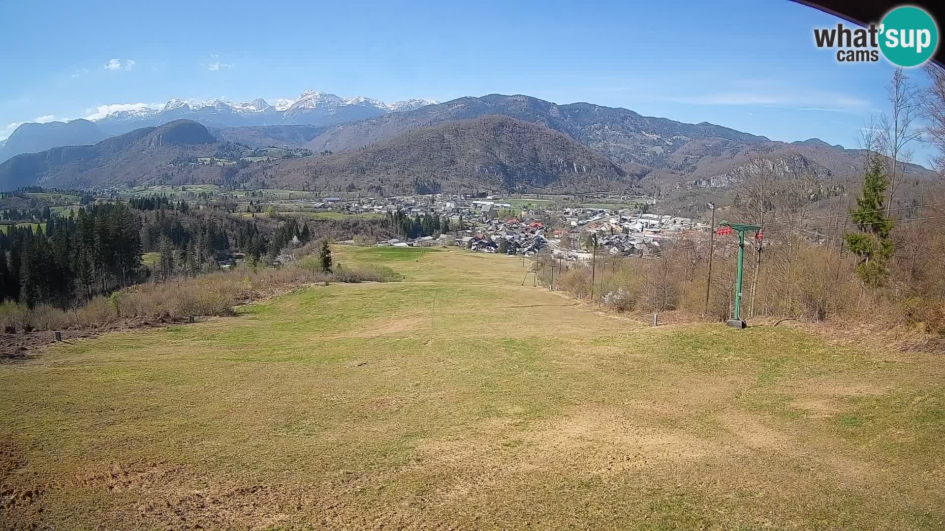 Kamera uživo Bohinjska Bistrica – Pogled u stvarnom vremenu sa skijališta Kozji Hrbet