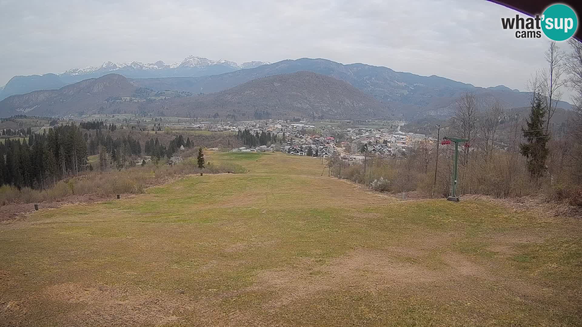 Kamera uživo Bohinjska Bistrica – Pogled u stvarnom vremenu sa skijališta Kozji Hrbet