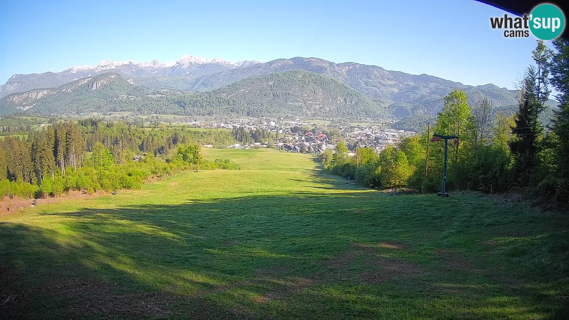 Webcam Bohinjska Bistrica – Live View from Kozji Hrbet Ski Station
