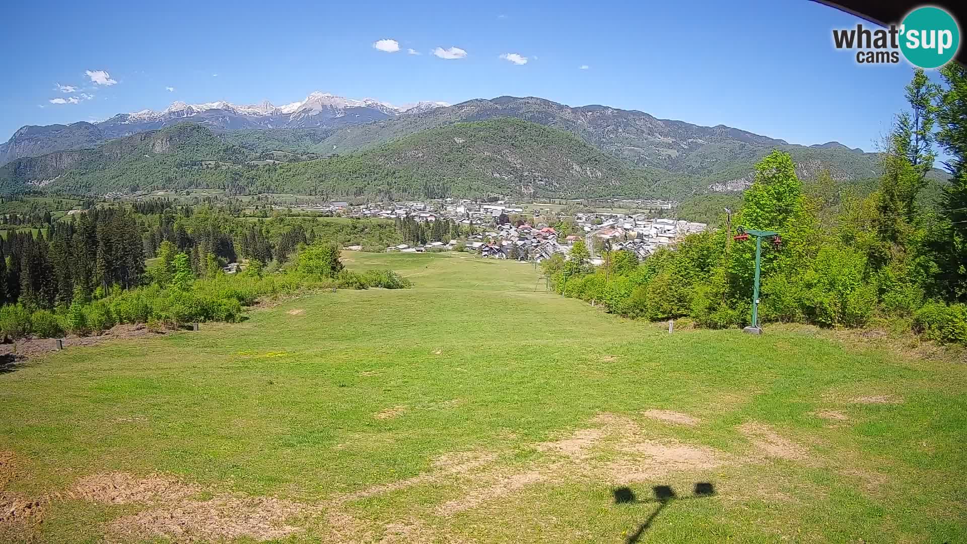 Kamera uživo Bohinjska Bistrica – Pogled u stvarnom vremenu sa skijališta Kozji Hrbet