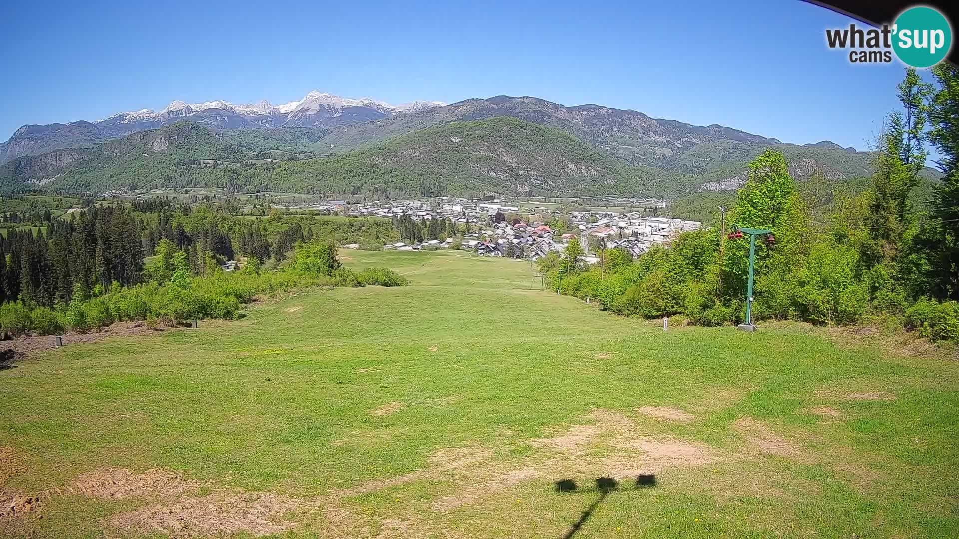 Spletna kamera Bohinjska Bistrica – Pogled v živo s smučišča Kozji Hrbet