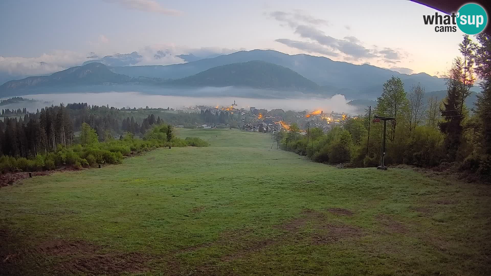 Webcam Bohinjska Bistrica – Vue en direct depuis la station de ski Kozji Hrbet