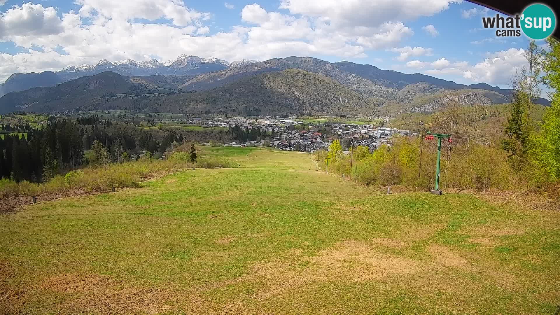 Kamera uživo Bohinjska Bistrica – Pogled u stvarnom vremenu sa skijališta Kozji Hrbet