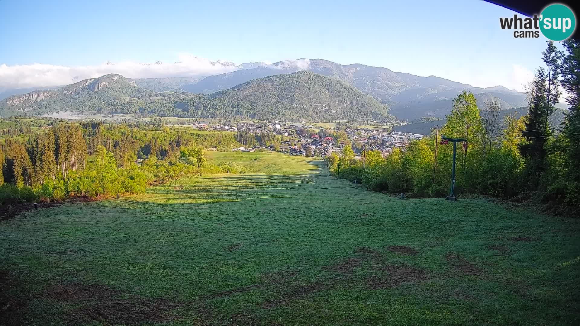 Webcam Bohinjska Bistrica – Live View from Kozji Hrbet Ski Station