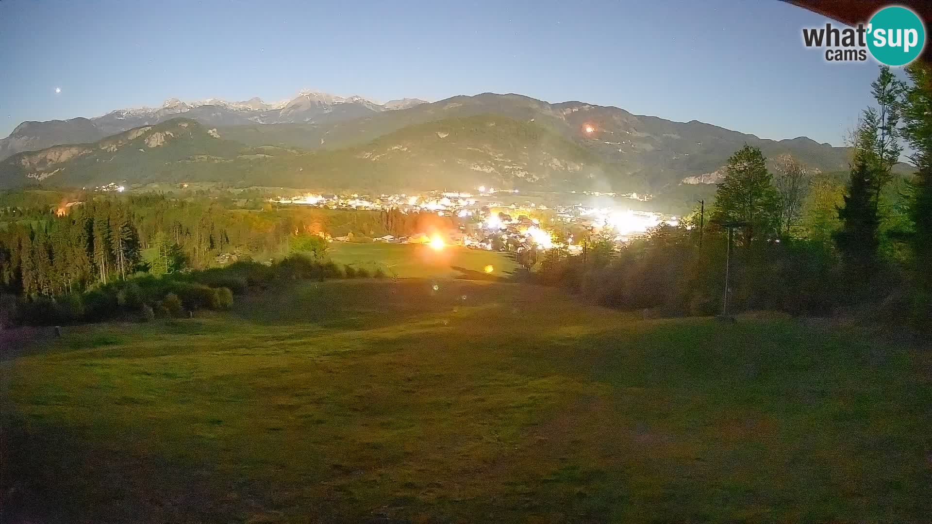 Kamera uživo Bohinjska Bistrica – Pogled u stvarnom vremenu sa skijališta Kozji Hrbet
