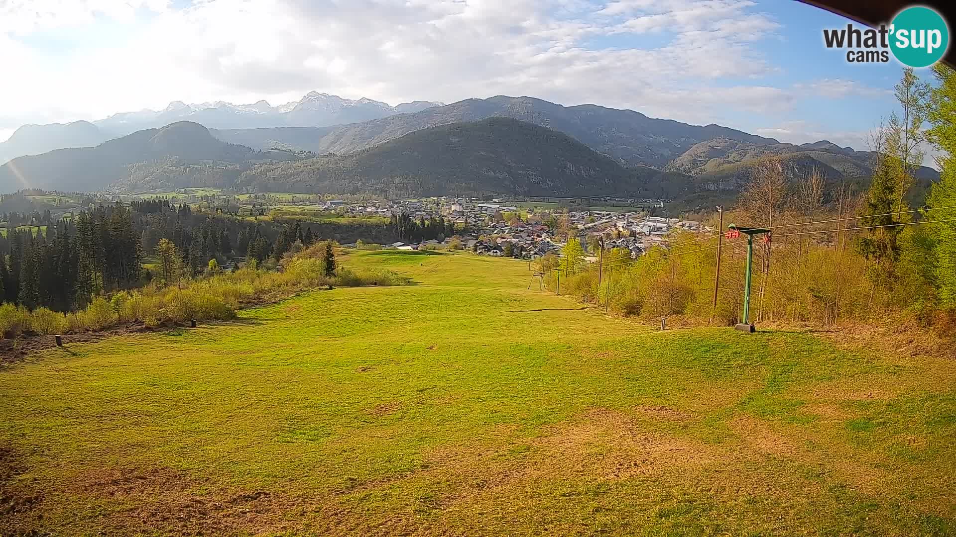 Spletna kamera Bohinjska Bistrica – Pogled v živo s smučišča Kozji Hrbet