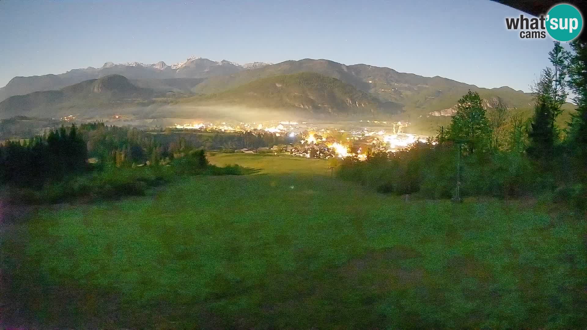 Spletna kamera Bohinjska Bistrica – Pogled v živo s smučišča Kozji Hrbet